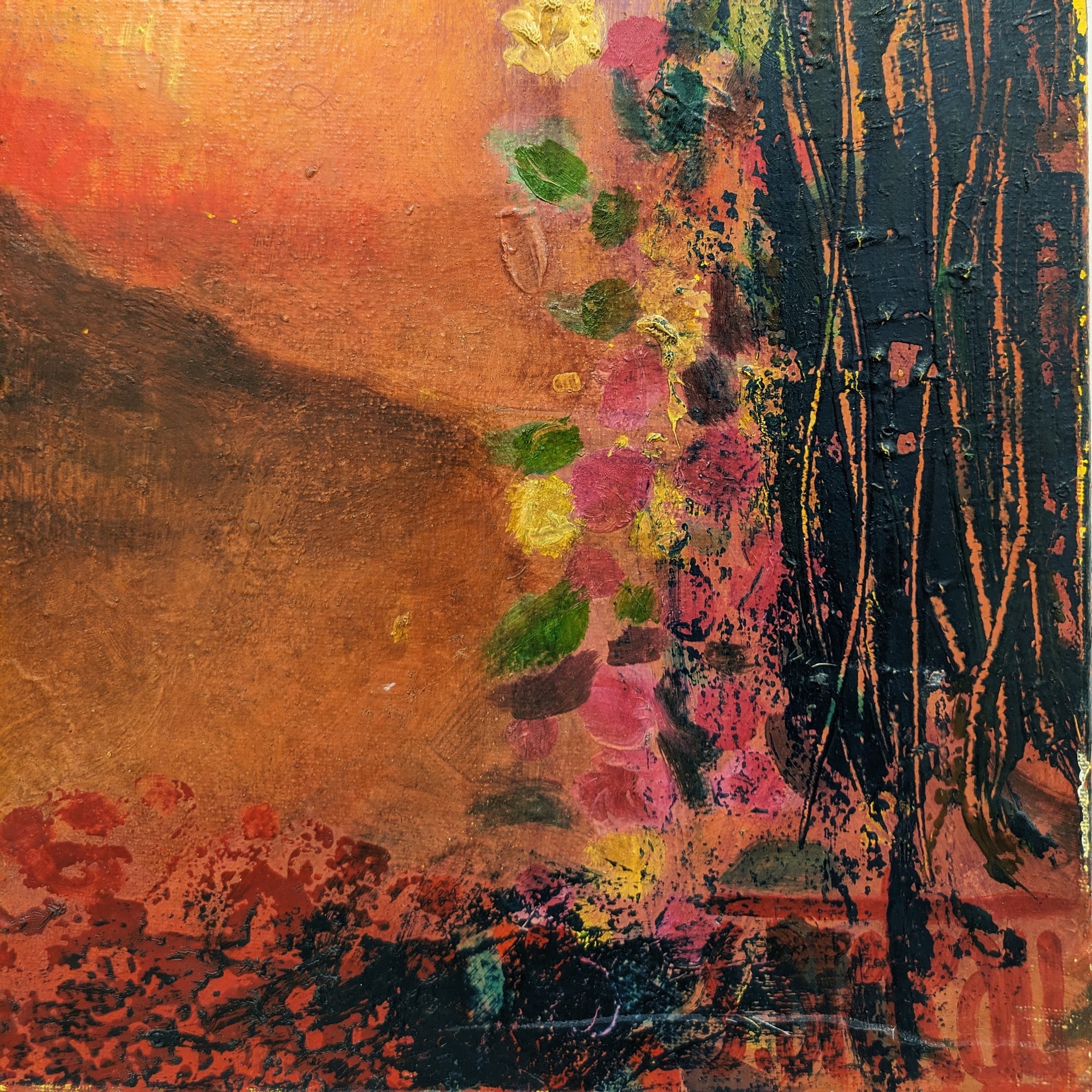 Tableau peinture signée Stéphane Breteau Art contemporain 100 x 65 cm - Bon état - Photo 2