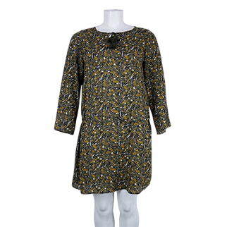 Robe kaki imprim - taille 48 - in extenso - Modalova