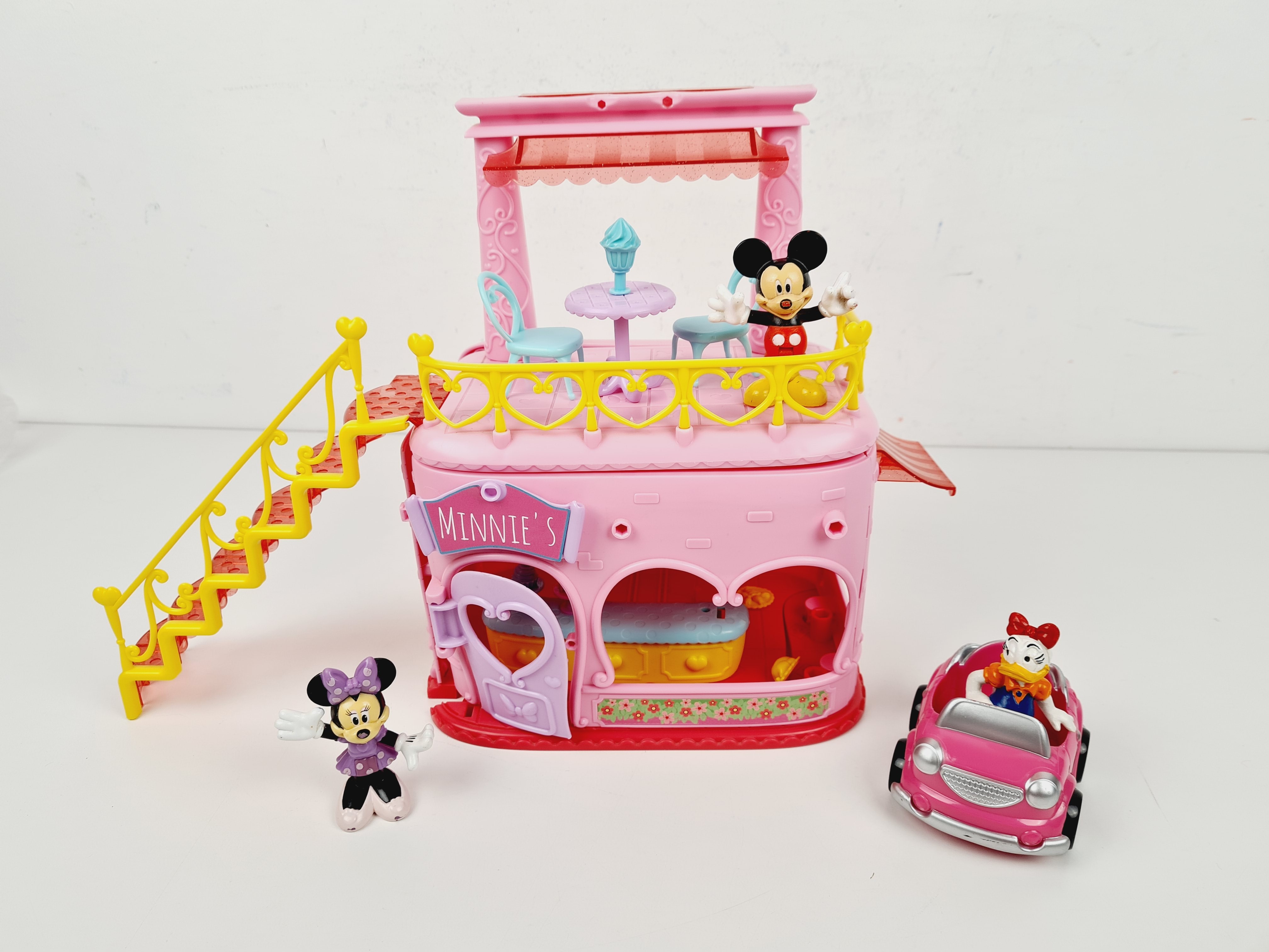 Figurines - Le Restaurant de Minnie incomplet avec 3 figurines - Disney, IMC Toys - 3 ans+ - Bon état - Photo 4