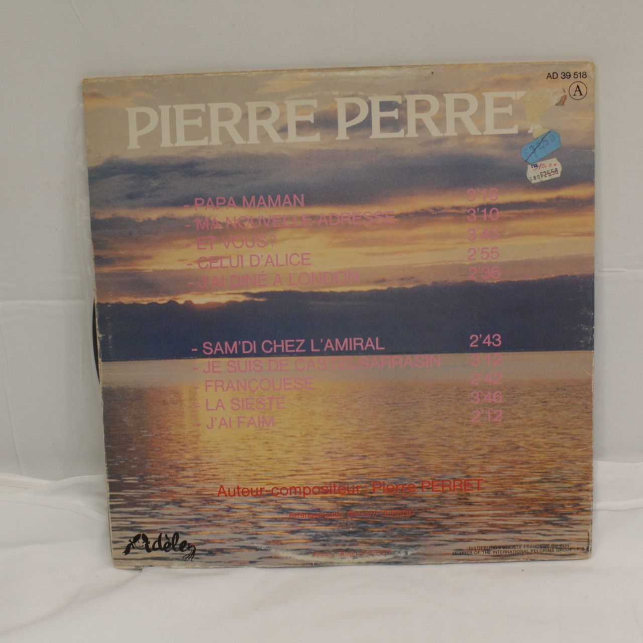 Voir photo 2 de Vinyle : Pierre Perret Vinyle : Pierre Perret Très bon état - Vue 2 -