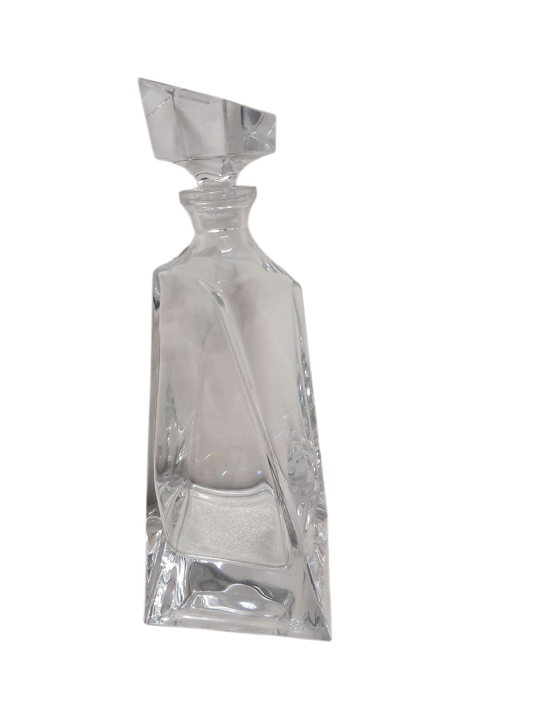 Voir photo 5 de Carafe en cristal de Bohême. Carafe en cristal de Bohême. Bon état - Vue 5 -