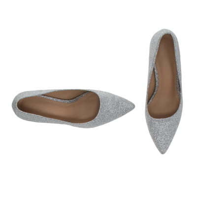 Chaussures grises chinées à talons 7 cm - Femme - Pointure 36 - Photo 1