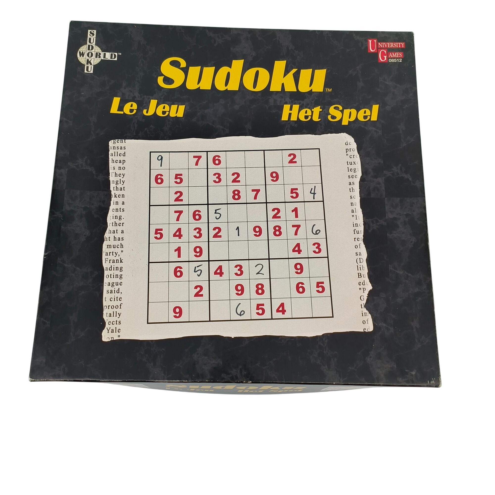 Acheter Jeu de société-Sudoku- University games- à partir de 8 ans Très bon état - 10,00 € Jeu de société-Sudoku- University games- à partir de 8 ans Très bon état - reconditionné disponible sur Label Emmaüs