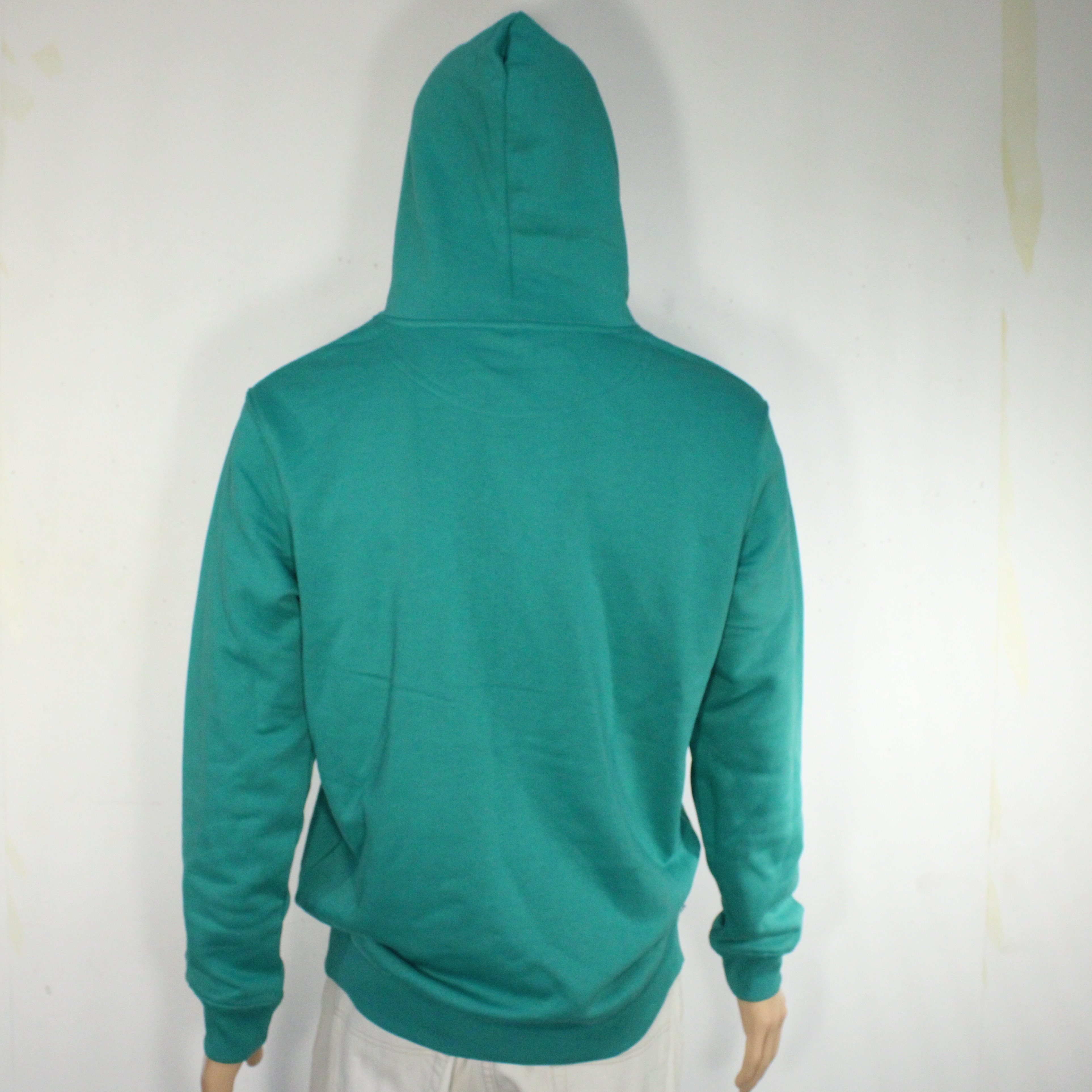 Sweat Mixte à Capuche Vert Coton Bio Taille L - Photo 3