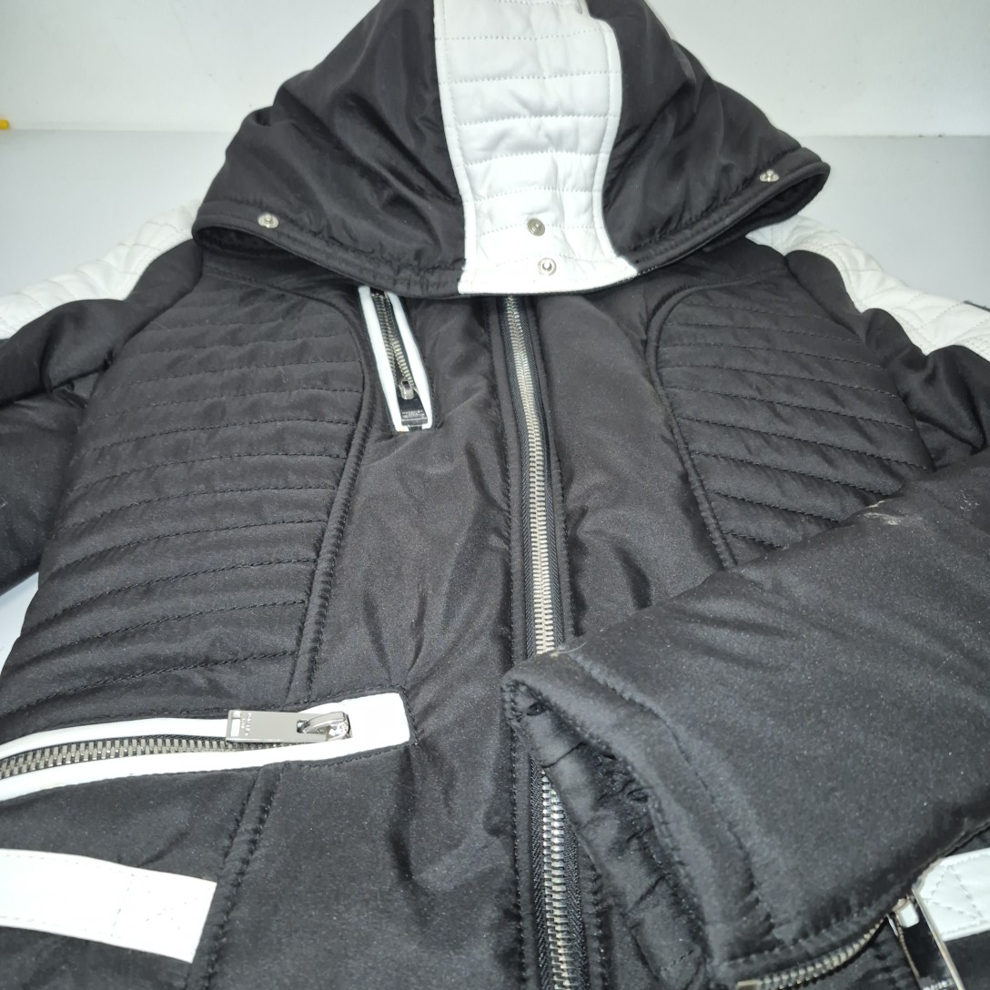 Blouson Femme Horspist Nounou Noir Blanc - Taille S Bon état - Vue 3 - 