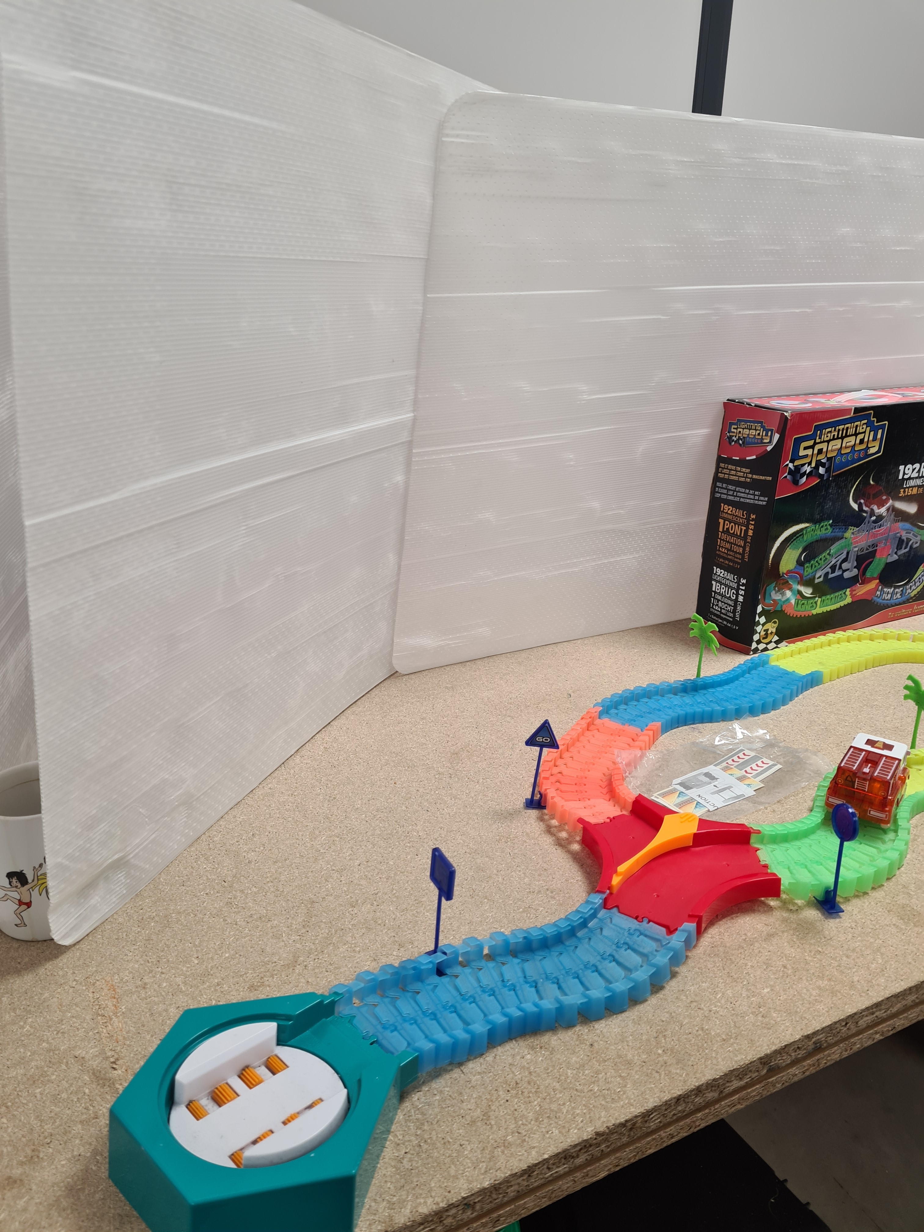 Circuit flexible et modulable - Lightning speedy- 3ans+ Bon état - Vue 3 - 