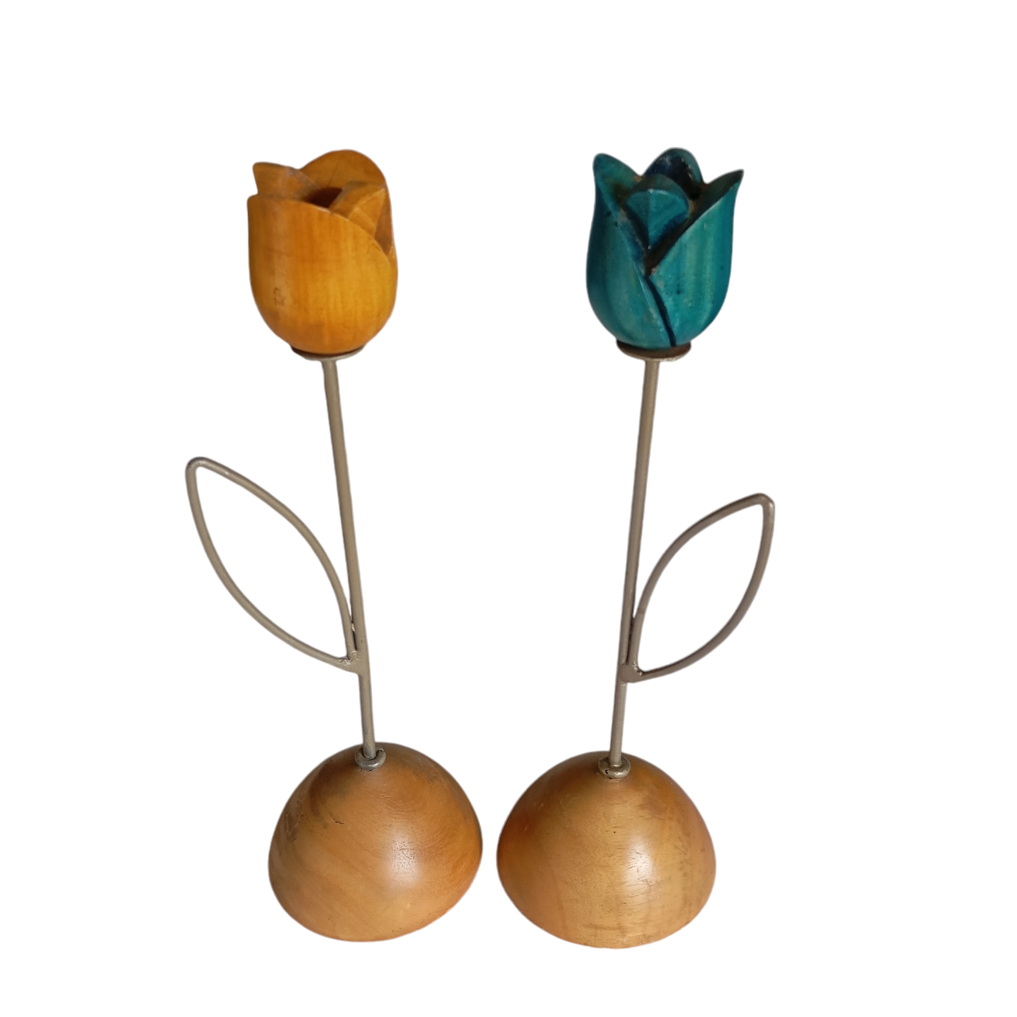 Bougeoirs en forme de tulipe - Photo 0