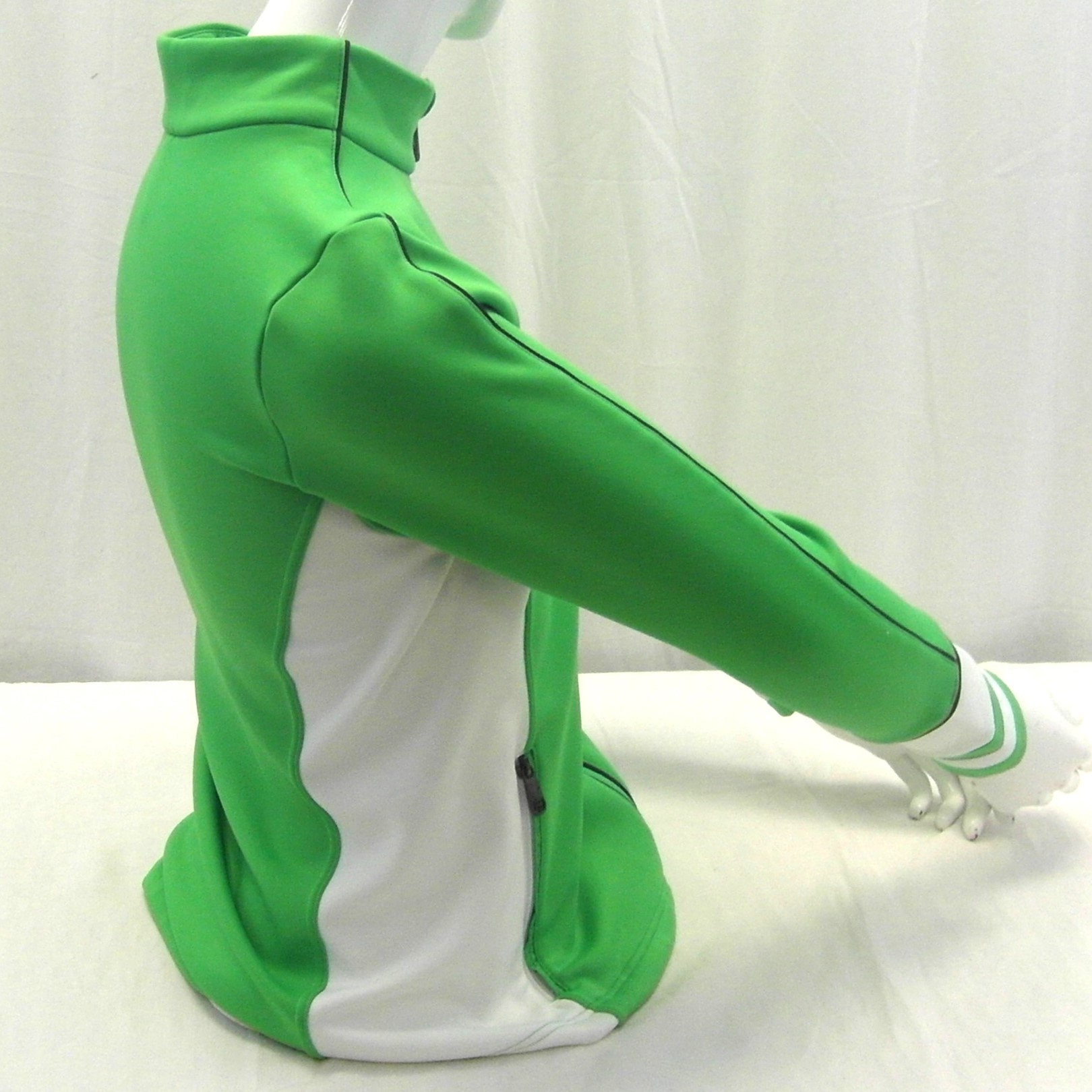 Pull vert et blanc Poivre Blanc taille L - Photo 3
