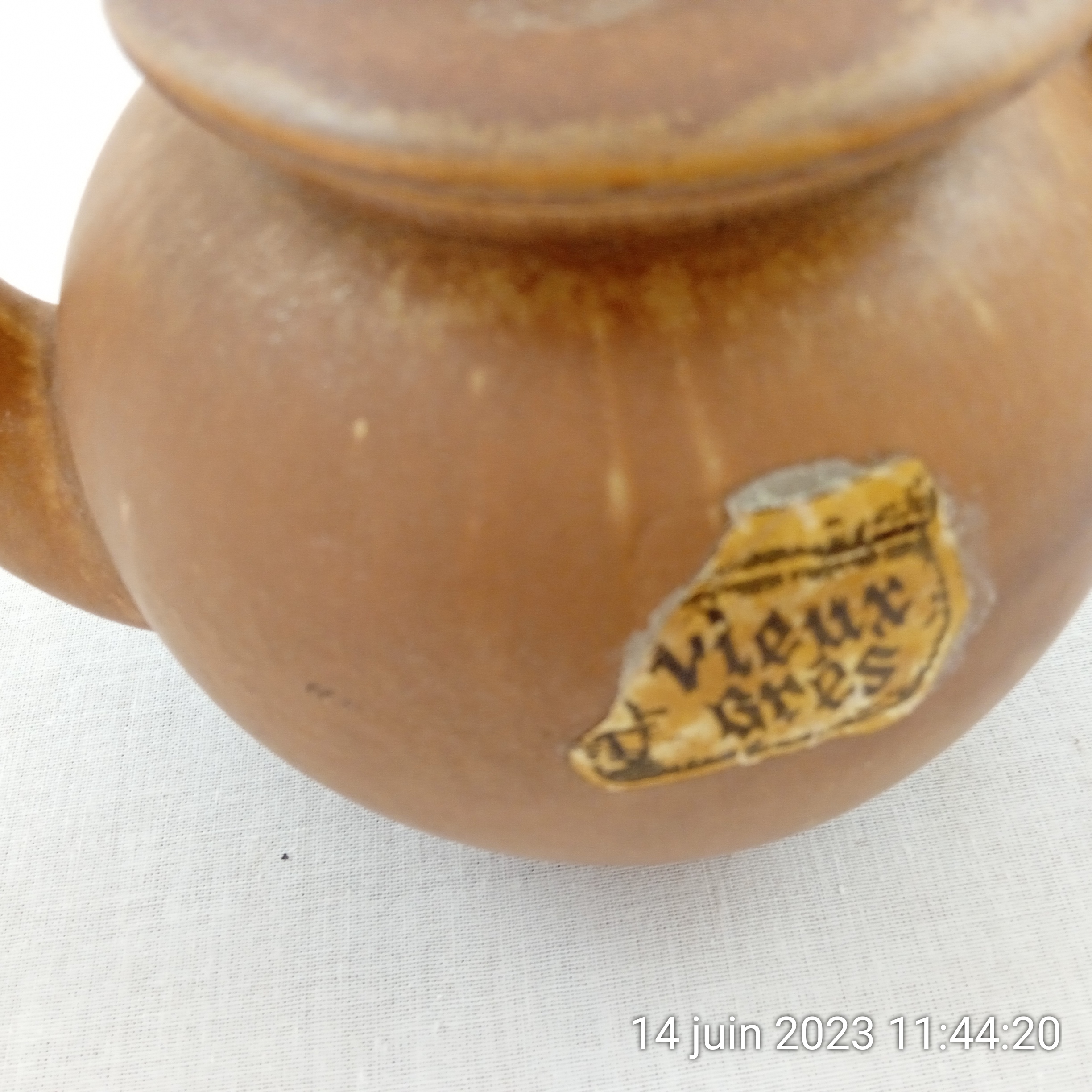 Théière cafetière en grès 