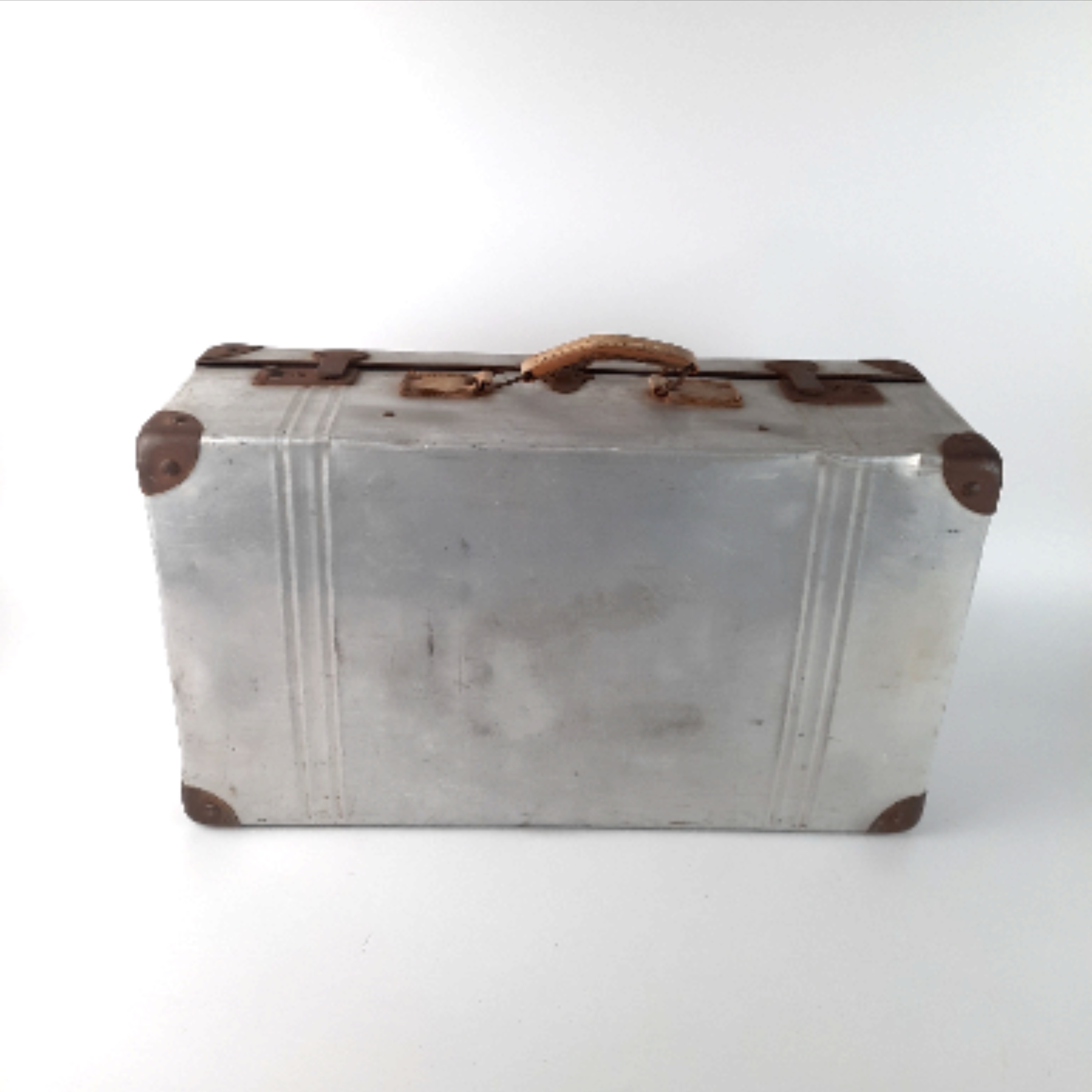 Valise Ancienne Kindelbruke En Fibre Volcanique Véritable - Années 1920-1930 - Vintage Allemagne