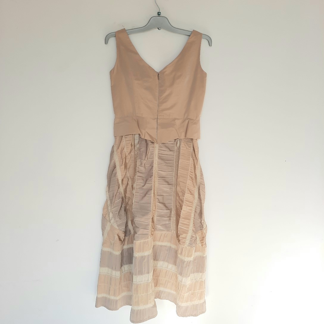 Robe chic tissu soyeux HUG AN CO T 42  - Vue 3 - 