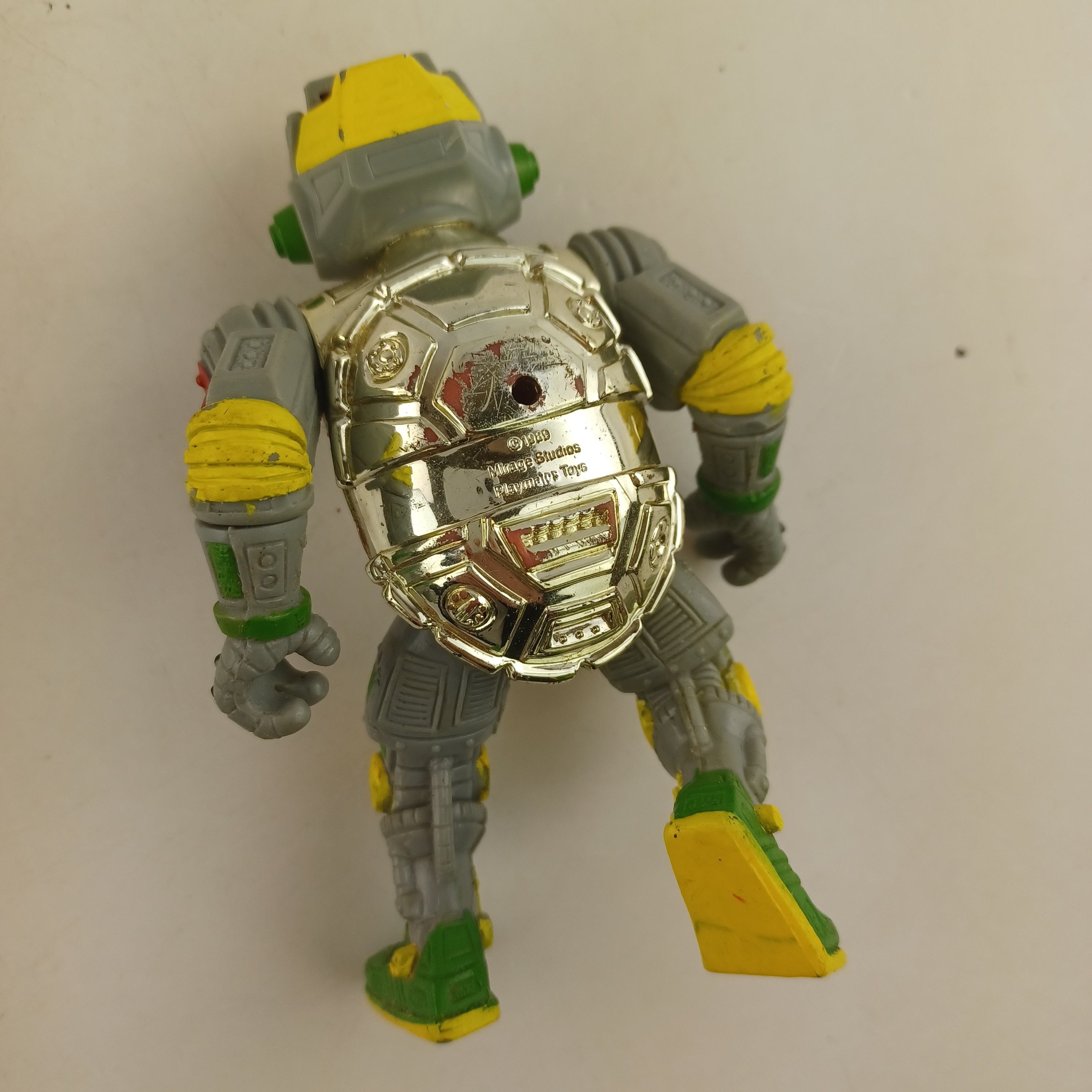 Lot de 3 figurines tortues ninja de la première série, Playmates toys et Mirage Studios de 1988 à 1992 Très bon état - Vue 13 - 