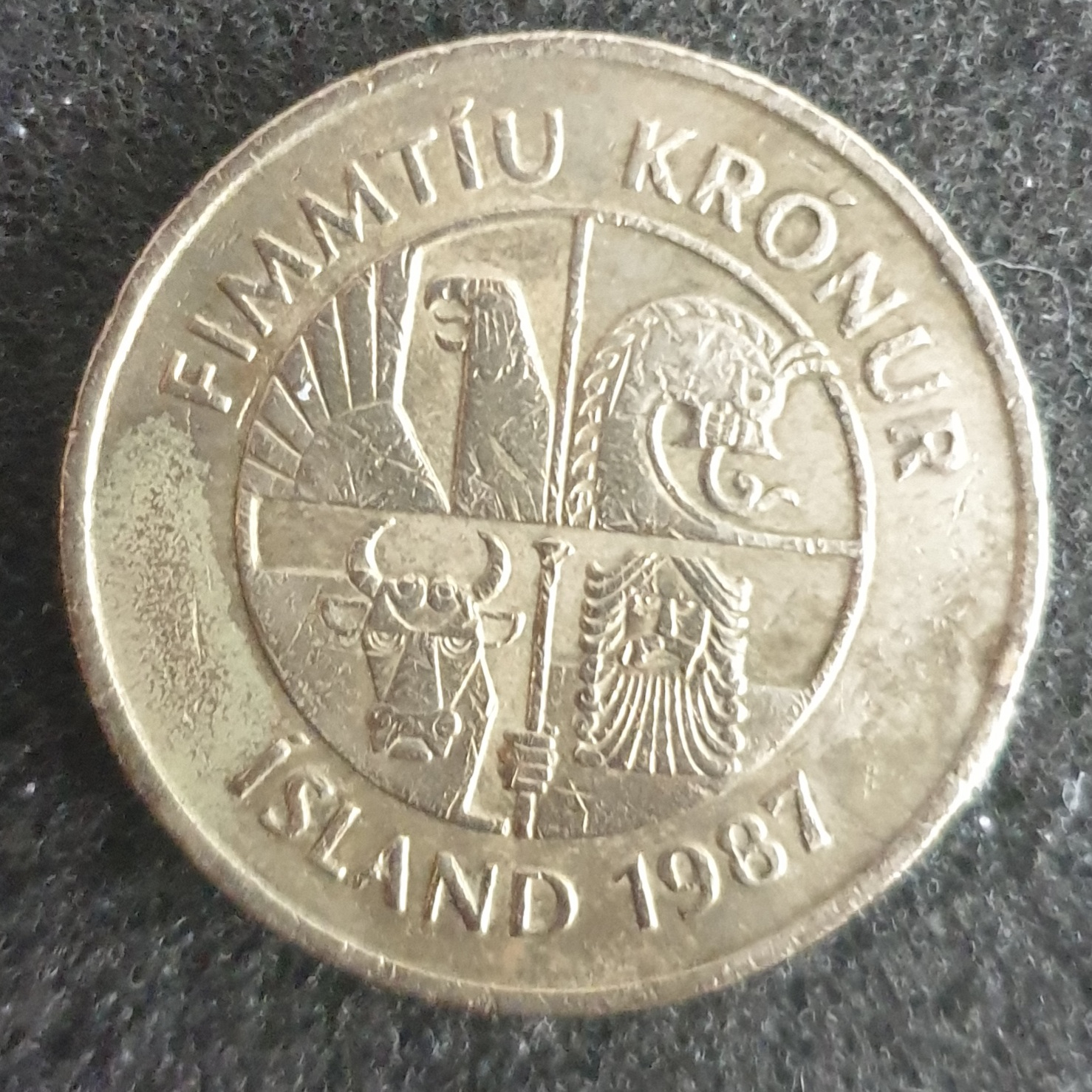 MONNAIE, ICELAND, 50 KRONUR 1987 - TB+ - Photo 0