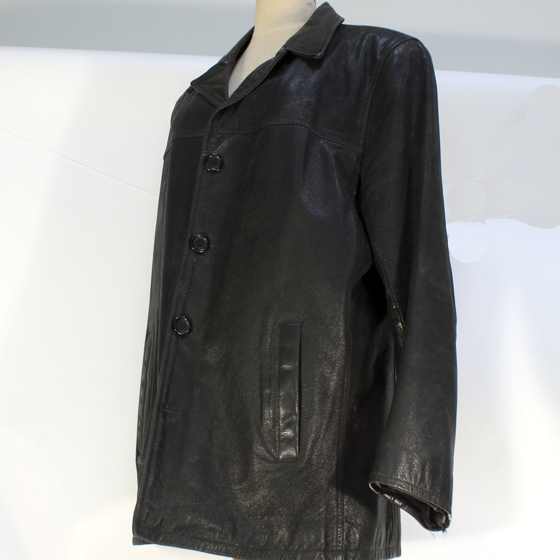 Voir photo 3 de Veste cuir Oakwood Taille L Veste cuir Oakwood Taille L Bon état - Vue 3 -