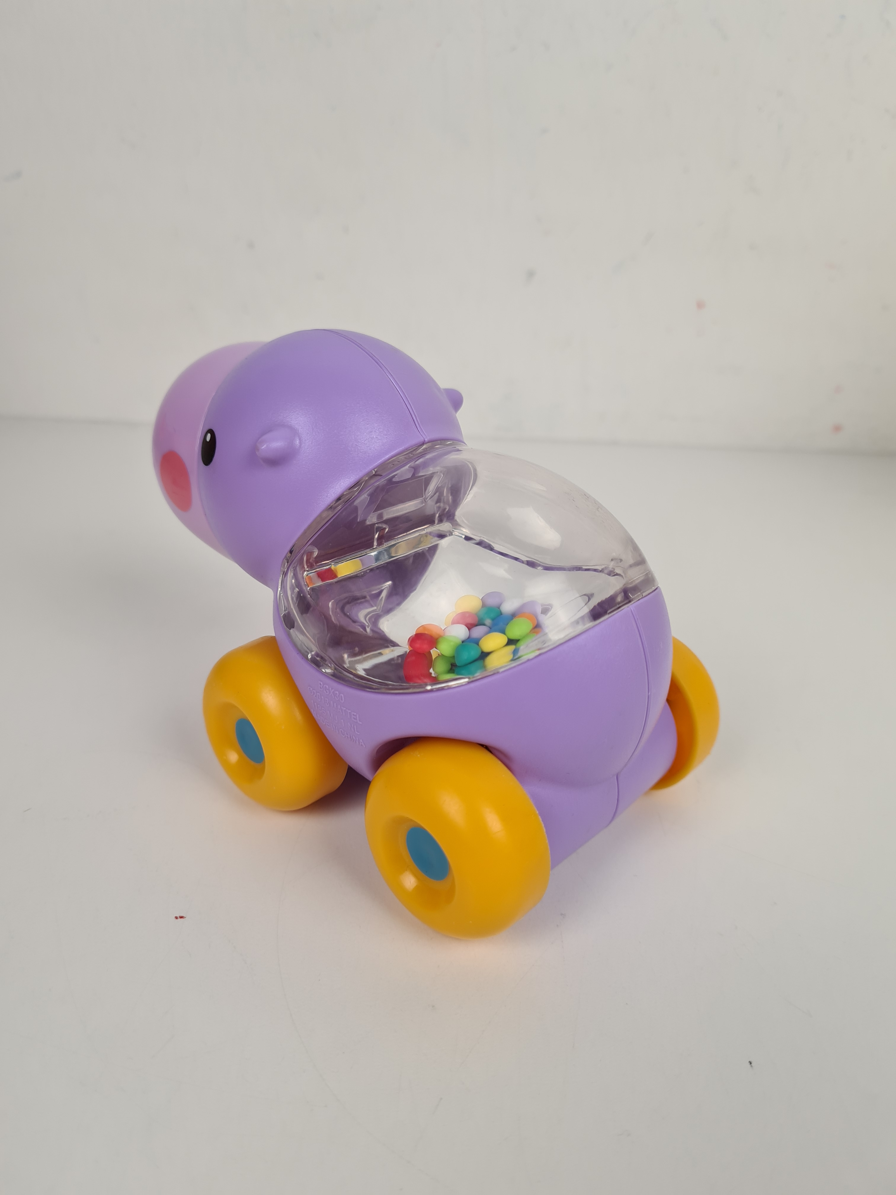 Voiture animaux - fischer price roller hippo - 14cm - Photo 2