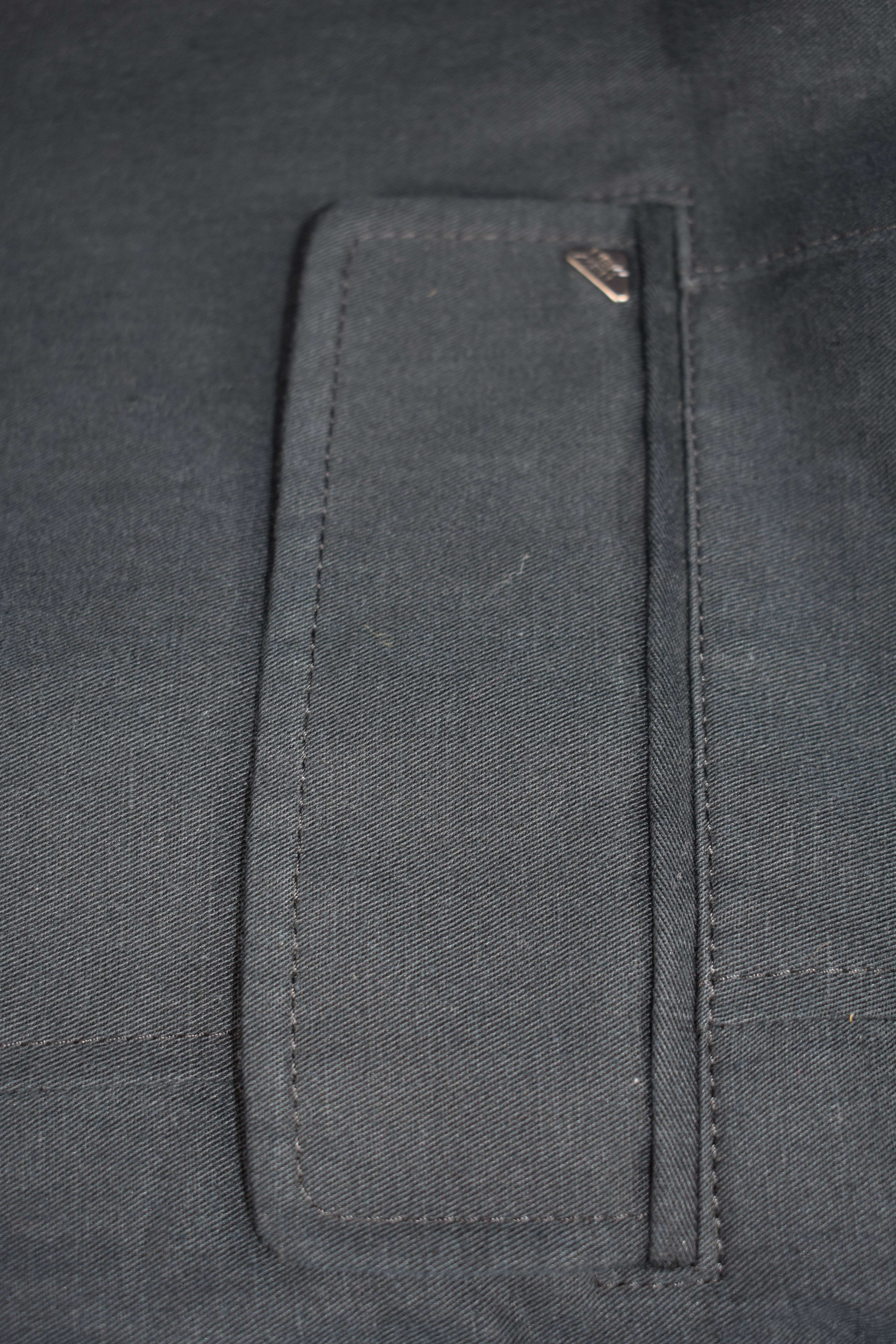 Veste d'été homme " New Man " marine en coton et polyester taille 52, 4, poches dont 2 poches intérieures boutonnées.  - Vue 6 - 