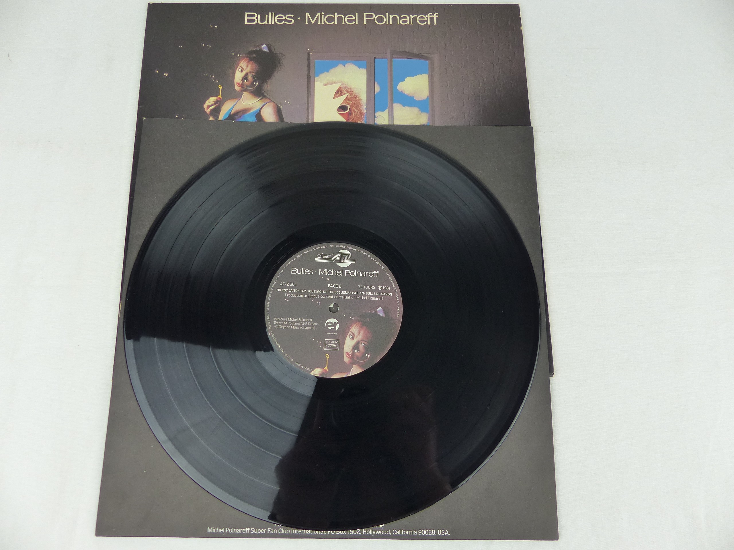Vinyle 33 tours – Michel Polnareff – Bulles État correct - Vue 3 - 