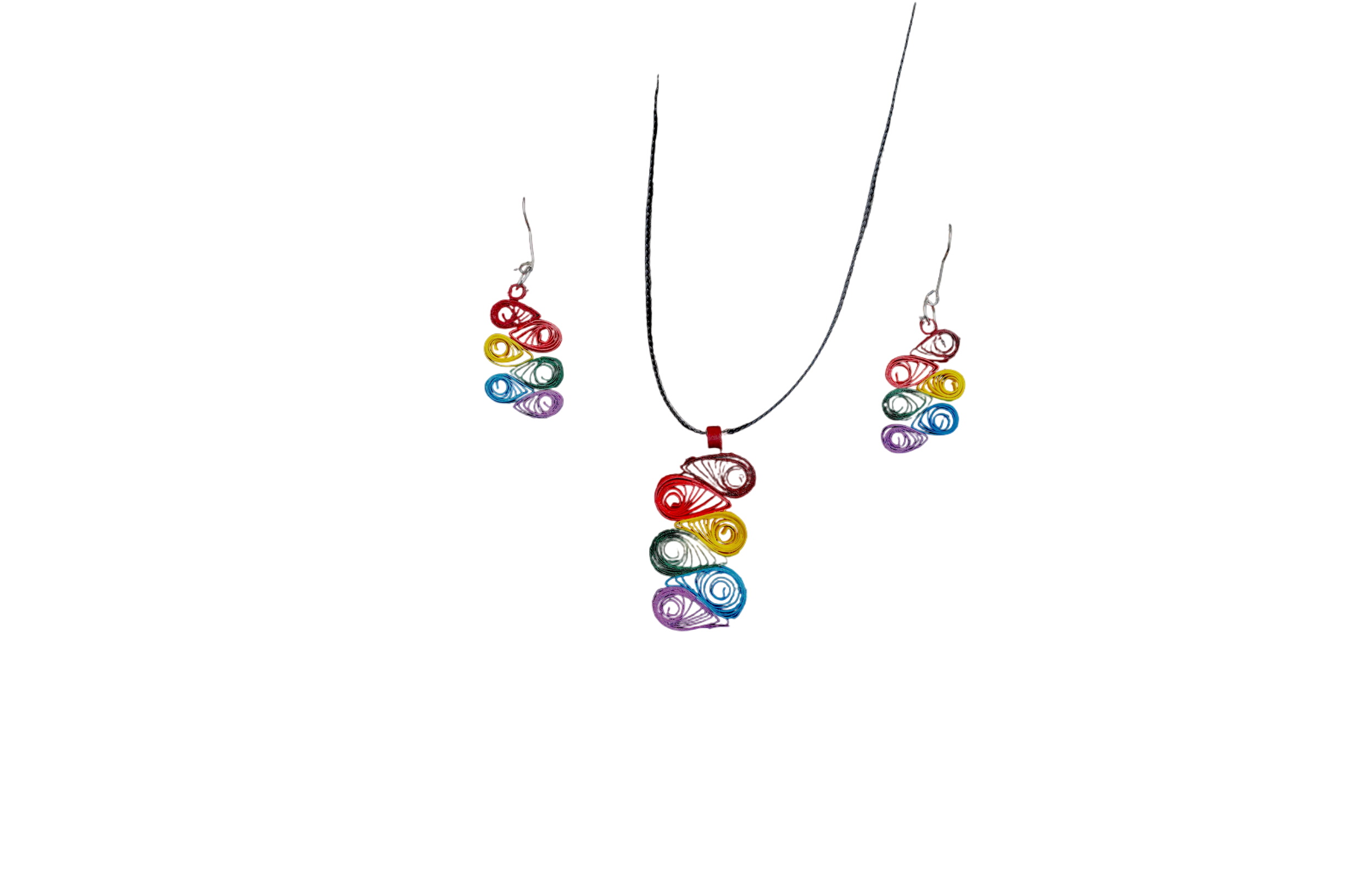 Parures bijoux en papier upcyclé - Photo 0
