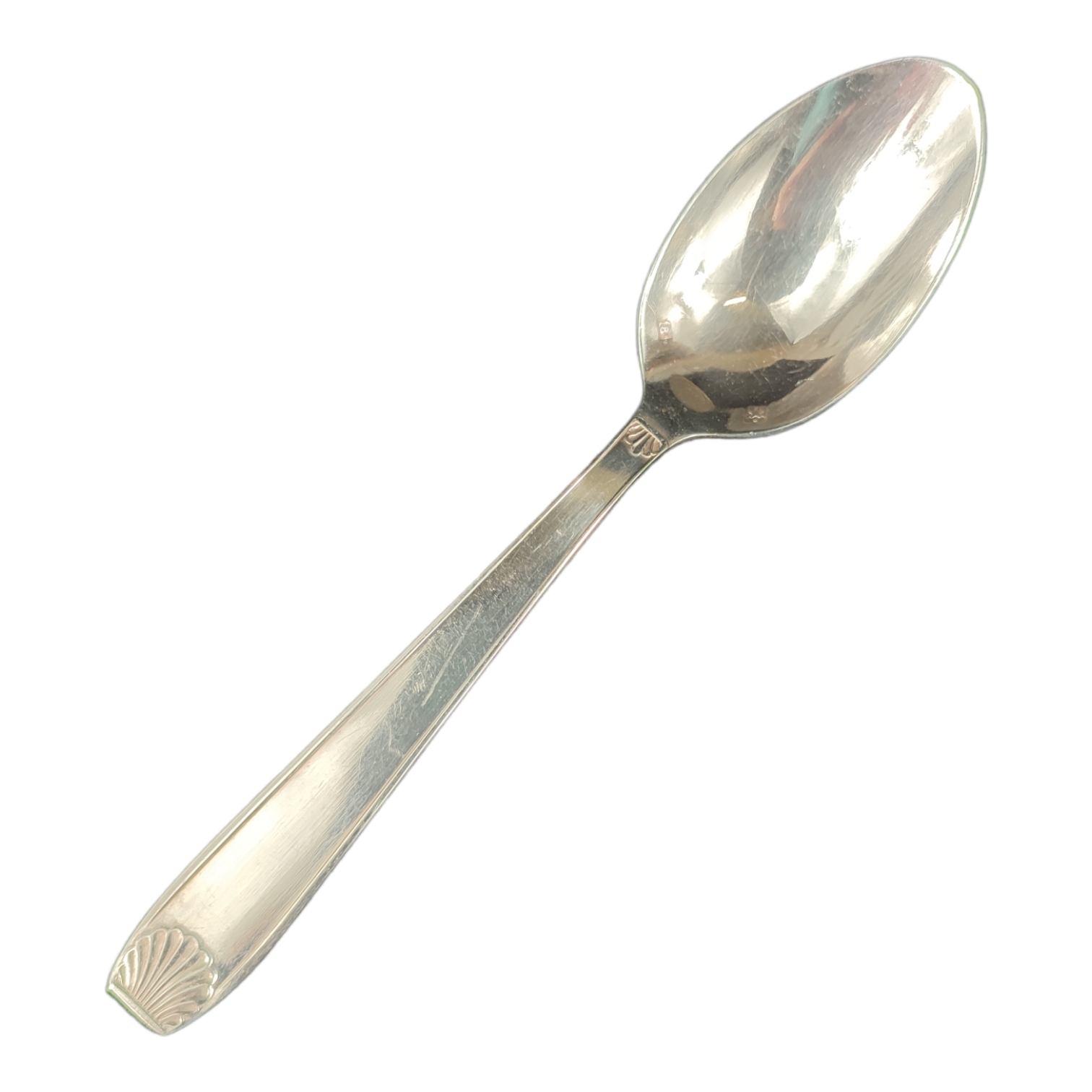 Ménagère plaqué argent 48 pièces - poinçon orfèvre PEMAJ - décor coquilles - Bon état - Photo 9