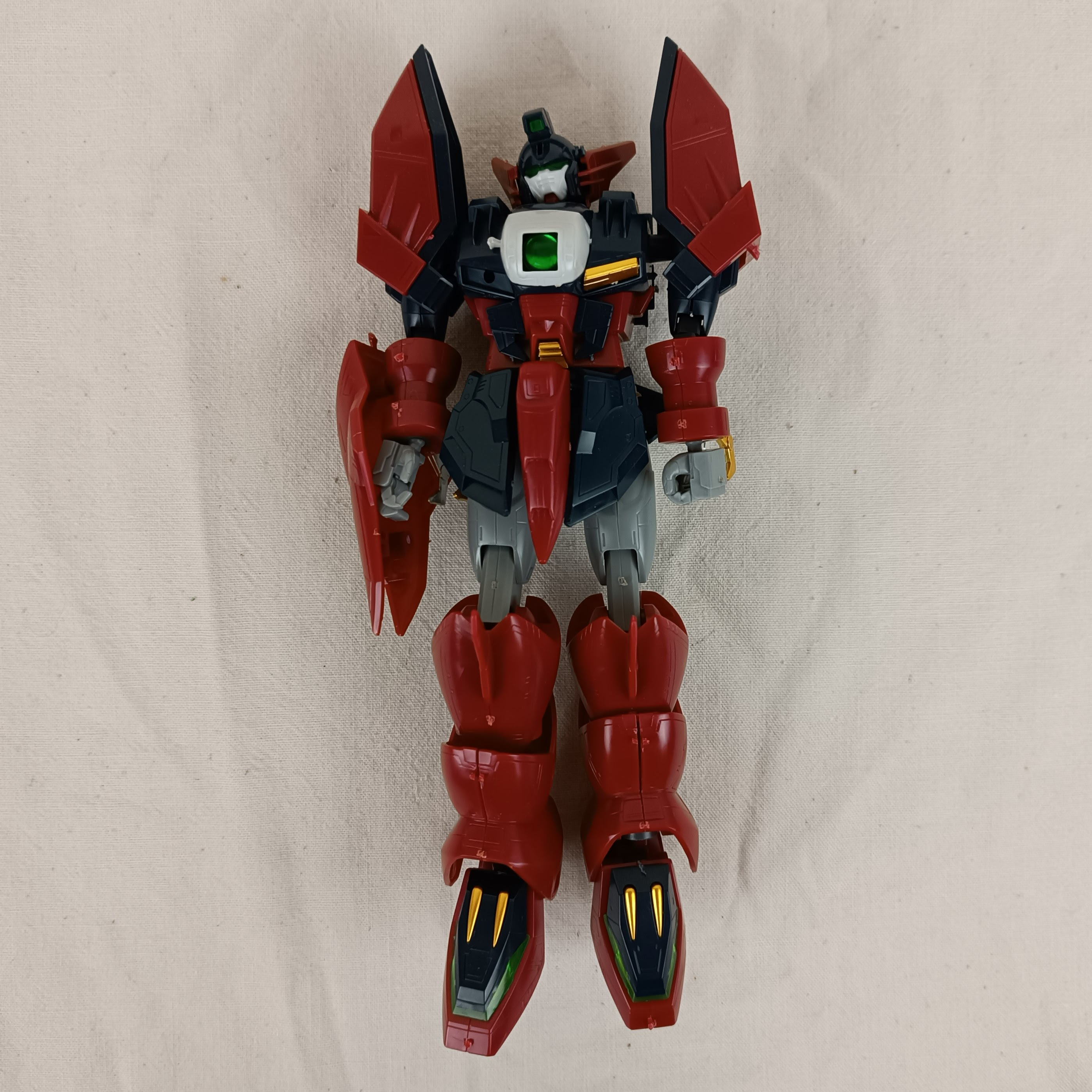 Voir photo 3 de Figurine Bandaï Gundam Epyon #5 Gundam-W série 1/100 #11065, de 1995, déjà montée Figurine Bandaï Gundam Epyon #5 Gundam-W série 1/100 #11065, de 1995, déjà montée État correct - Vue 3 -