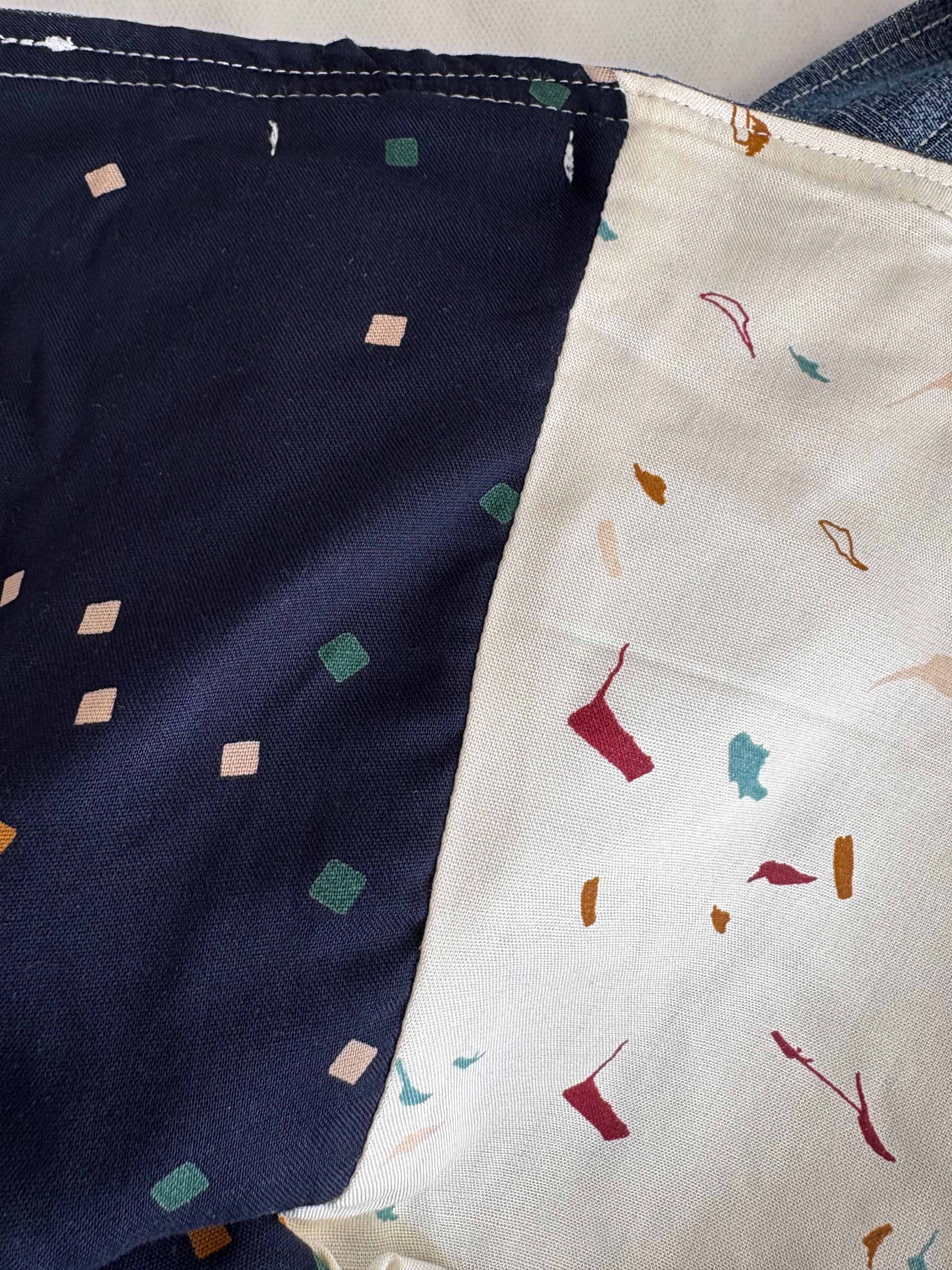 Sac Cabas en Jean et Tissu Upcycling - Photo 5