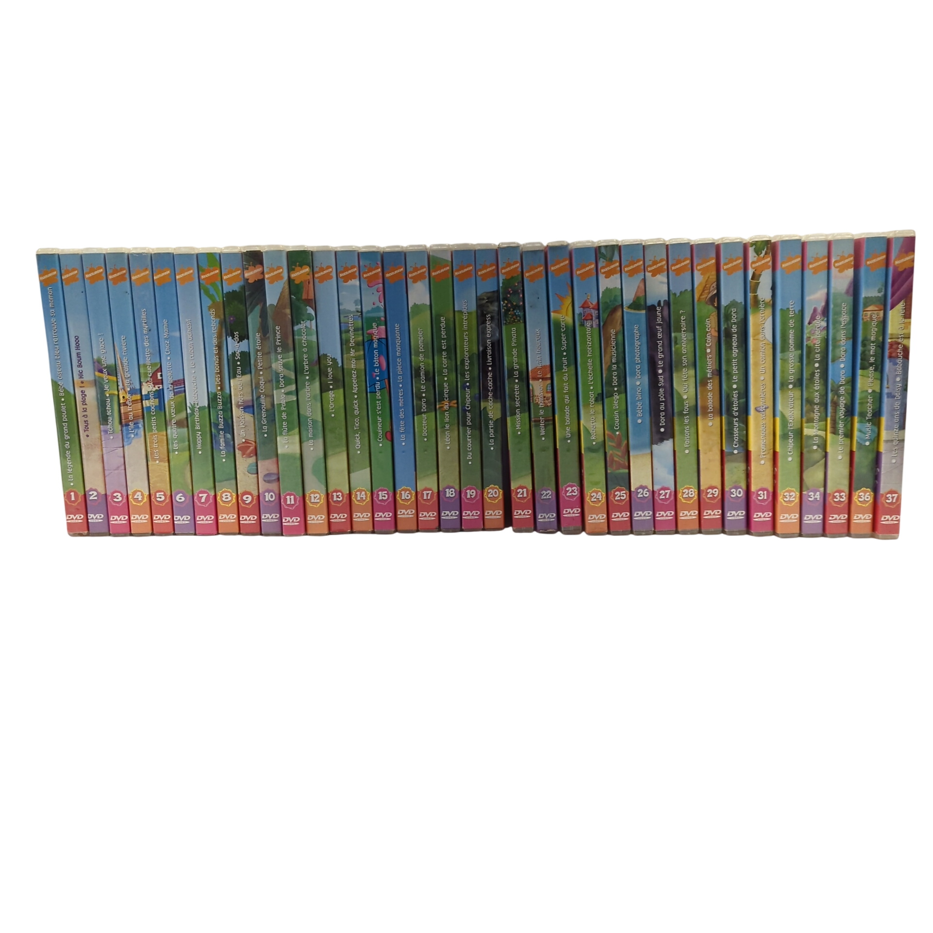 Lot de 37 DVD Dora l'exploratrice Bon état -  reconditionné disponible sur Label Emmaüs