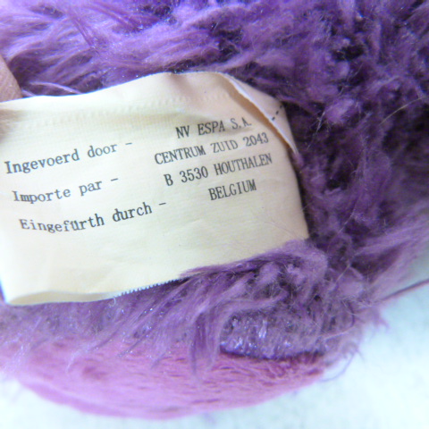 Peluche WaWa Mauve et Rose 32 cm annee 2006  Personnage du Muppet Show  État correct - Vue 5 - 