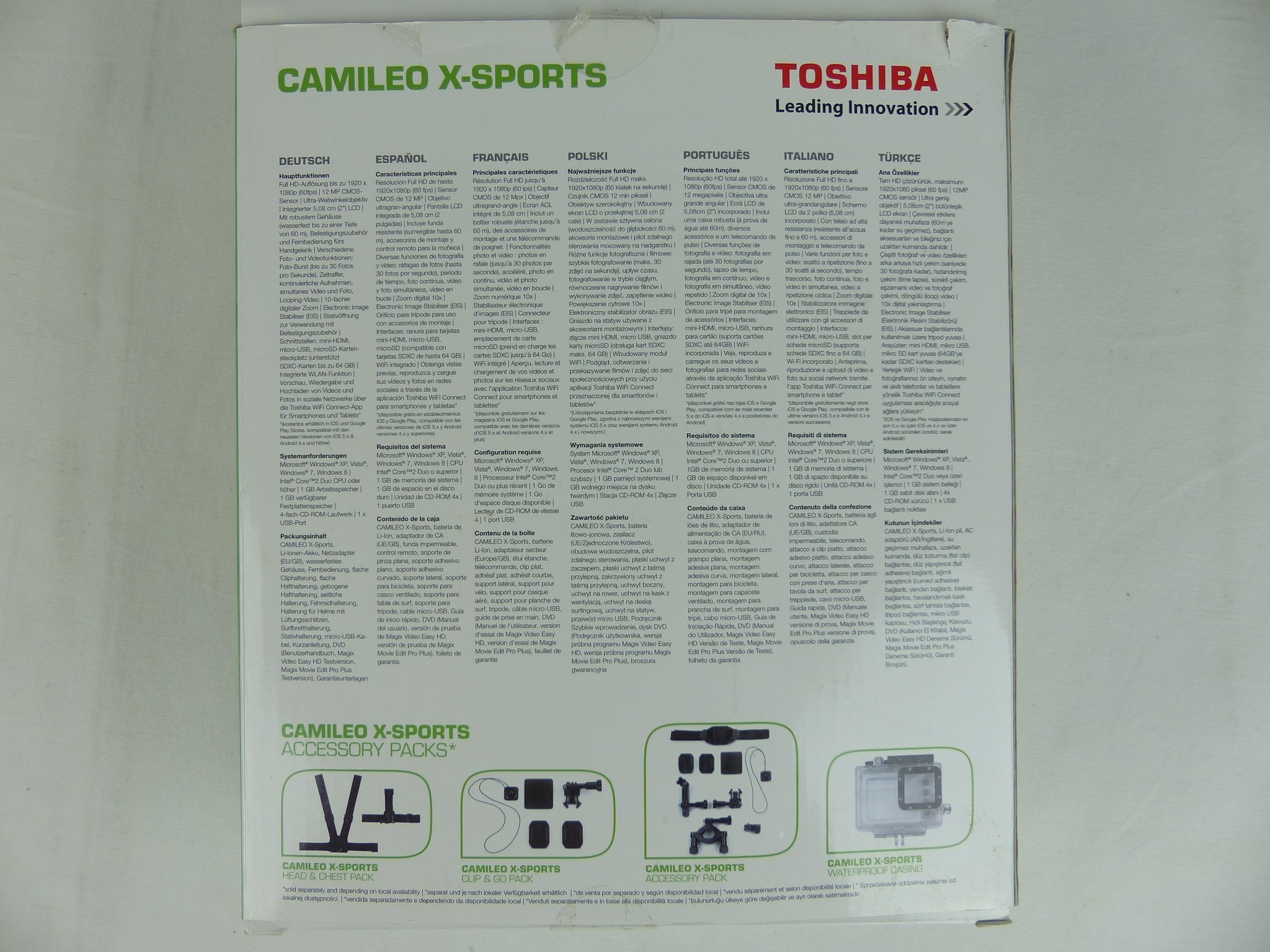 Caméra Toshiba Camileo X-Sports full HD - Bon état - Photo 17