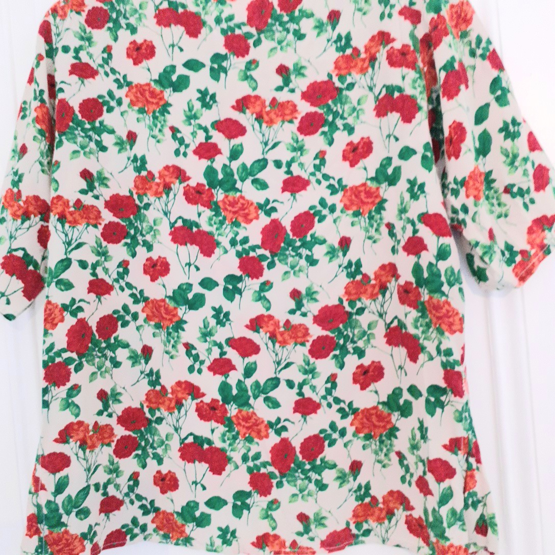 YSL -Top fleuri Yves Saint- Laurent - Rive Gauche - 38 - Photo 2
