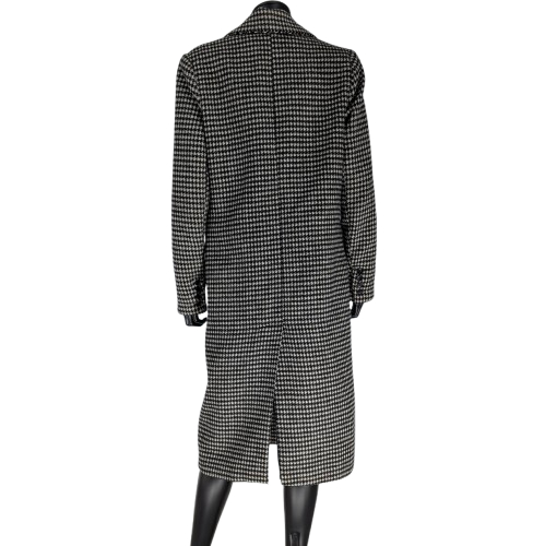 Manteau BERSHKA T.M avec laine motif pied de poule - Photo 2