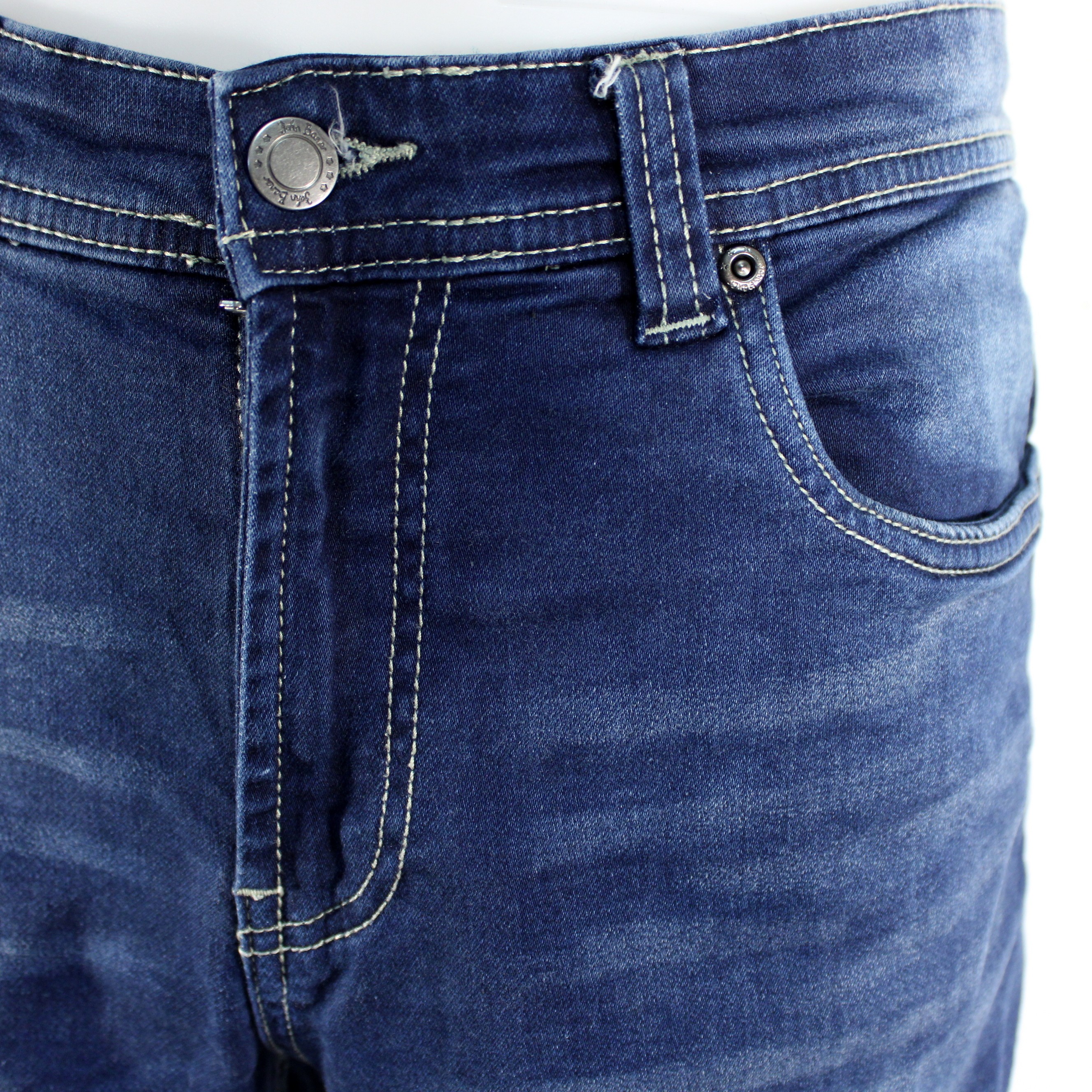 Short Jean's Bleu Homme JOHN BANER Taille 42 - Photo 3
