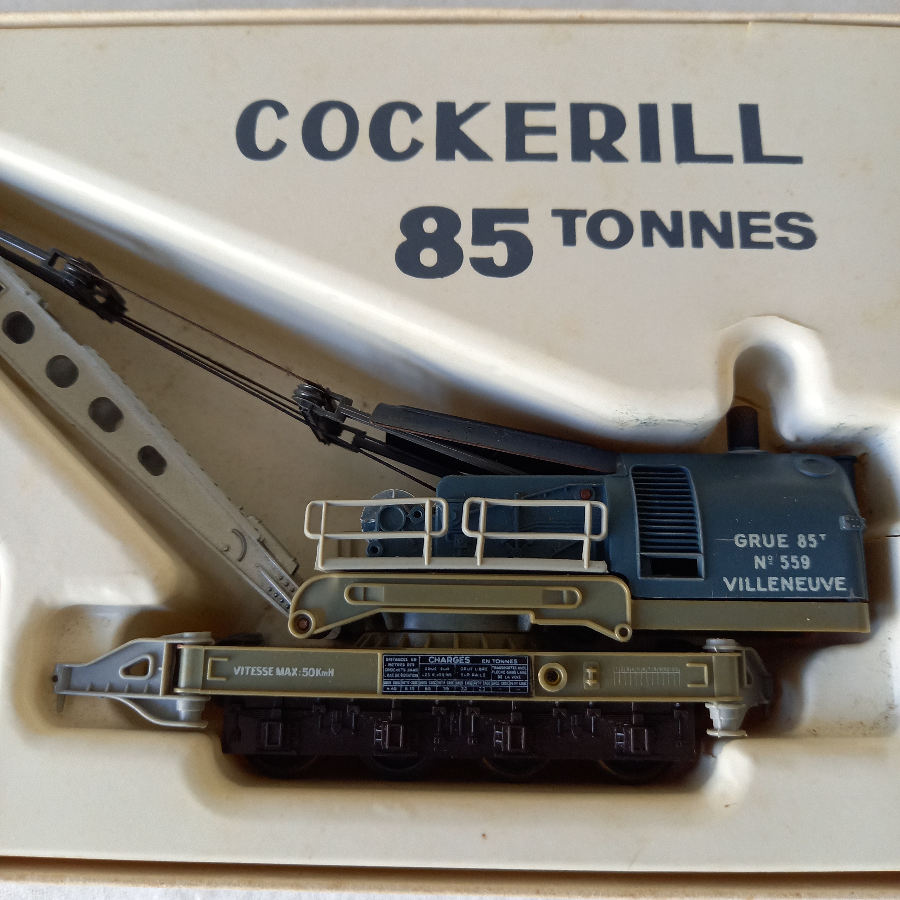 Vintage ancien train locomotive wagon Jouef Bon état - Vue 21 - 