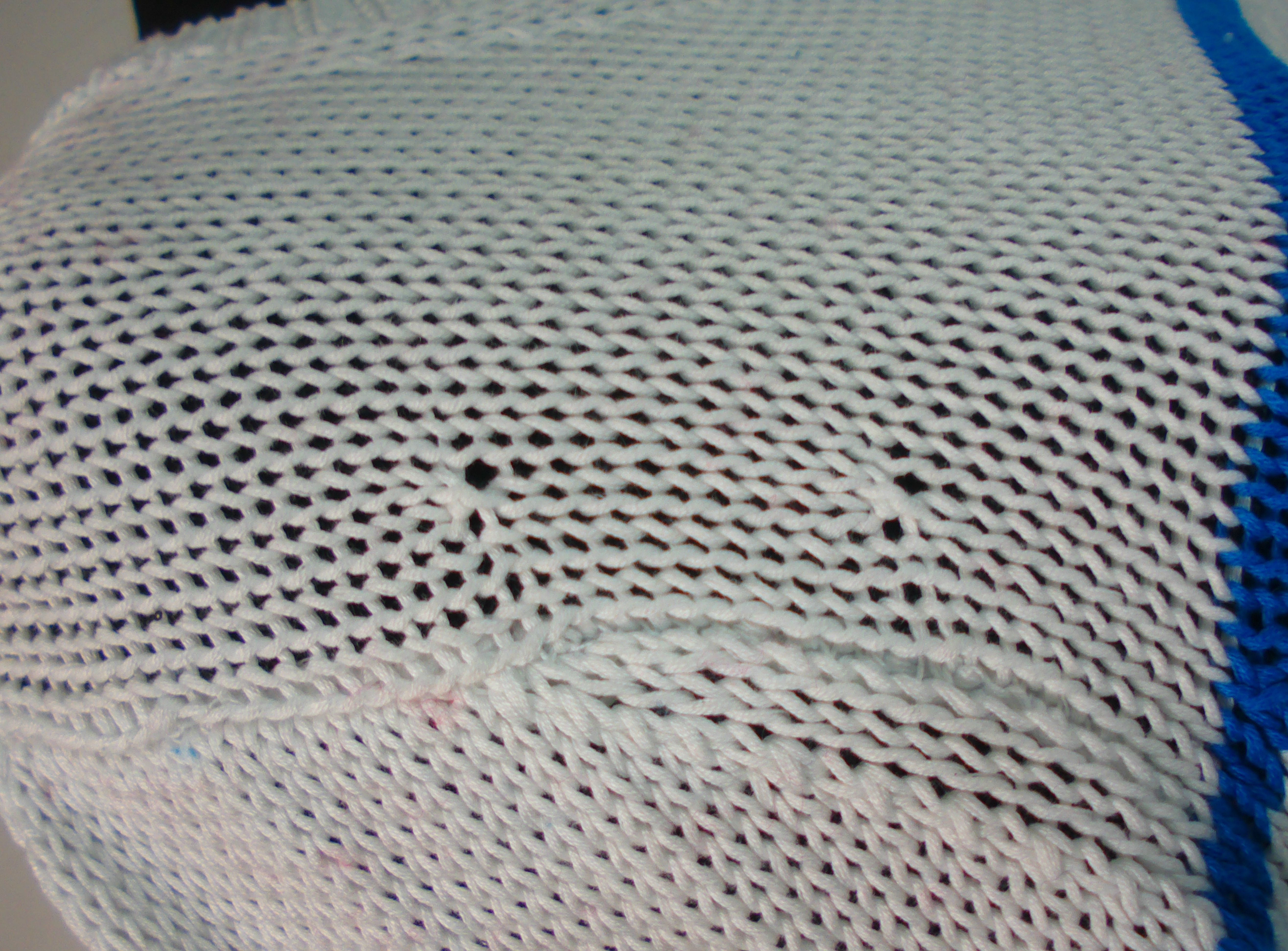Pull Bruce Field, marinière bleu claire et blanc, taille 1 - Photo 3