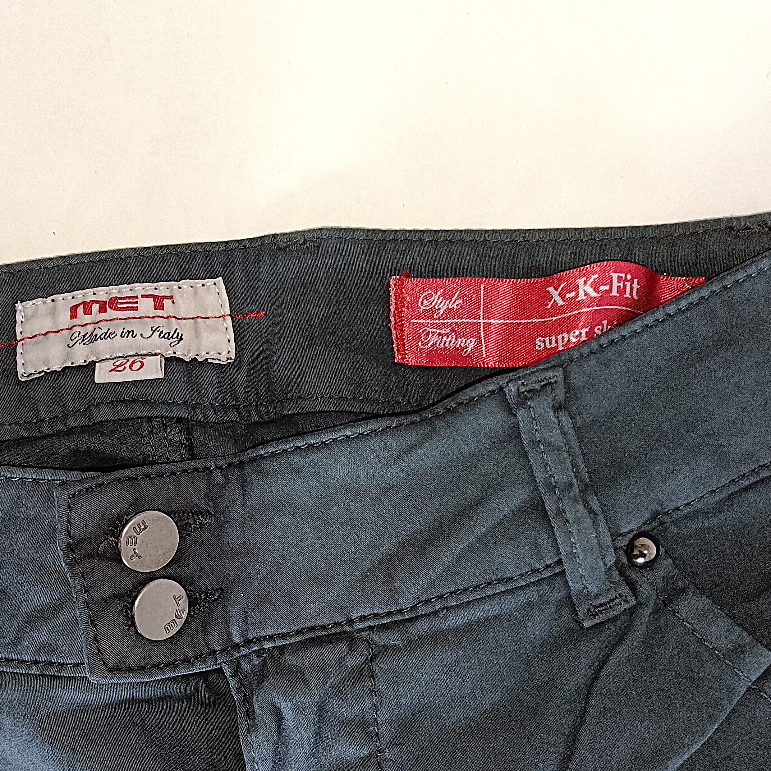 Jean MET X-K-Fit Super Skinny – Taille 26 - gris Très bon état - Vue 6 - 