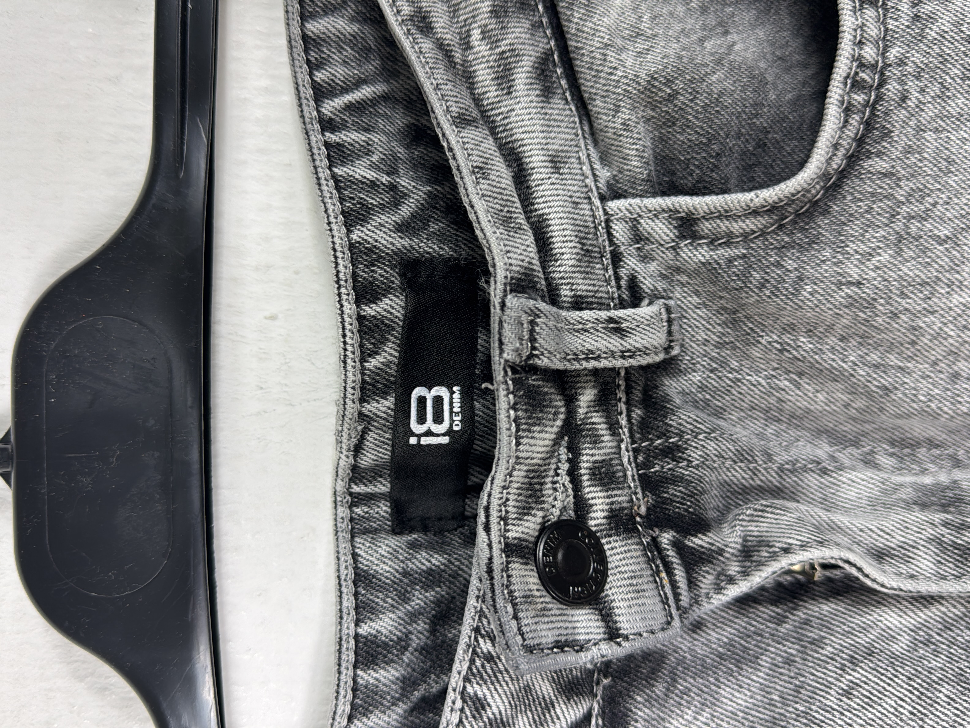 Jupe en jean grise cargo 18 denim 👖 - Photo 3