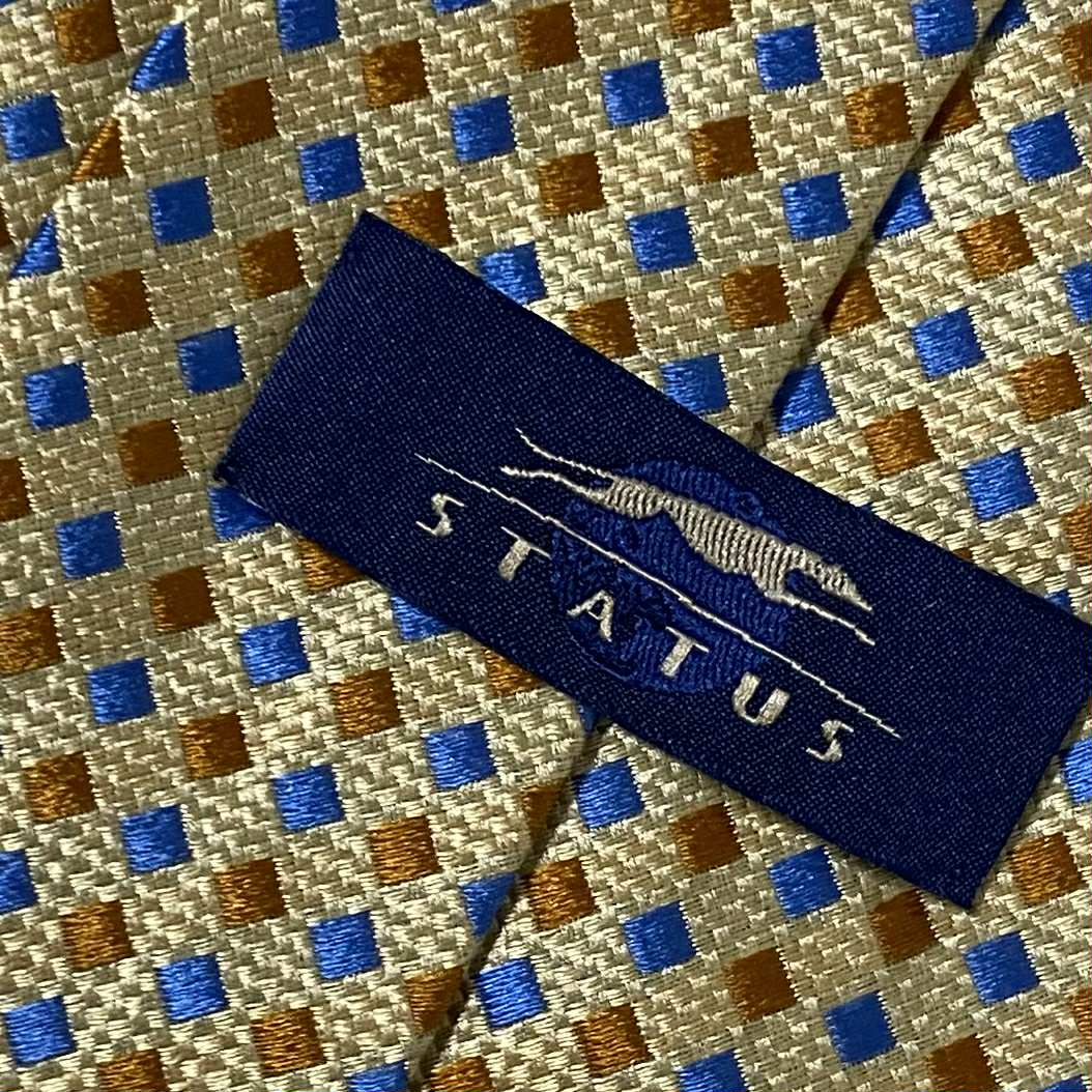 Voir photo 5 de Cravate en soie - Status Cravate en soie - Status Très bon état - Vue 5 -