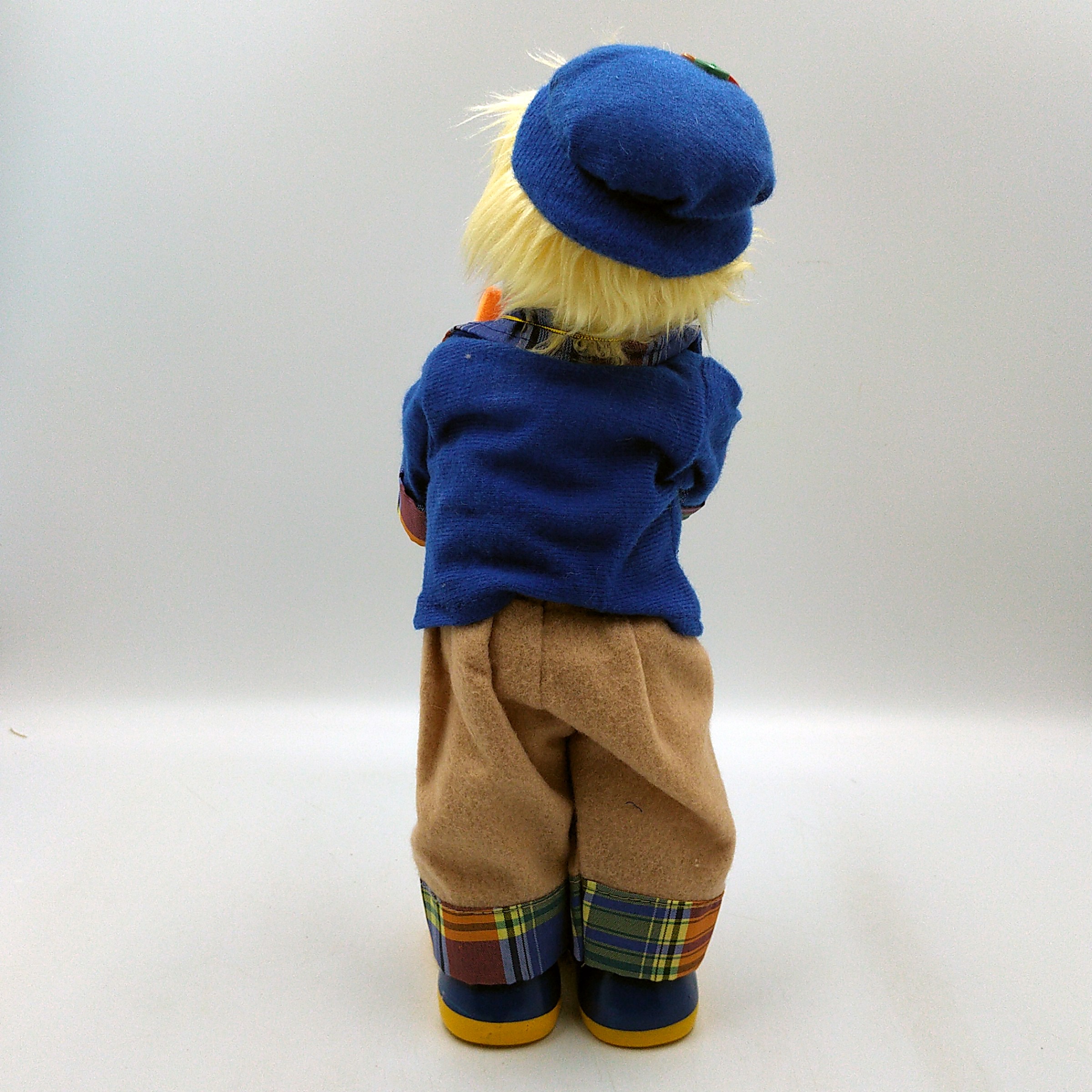 Clown musical, automate en porcelaine avec sa guitare, 32 cm, Vintage. Très bon état - Vue 8 - 