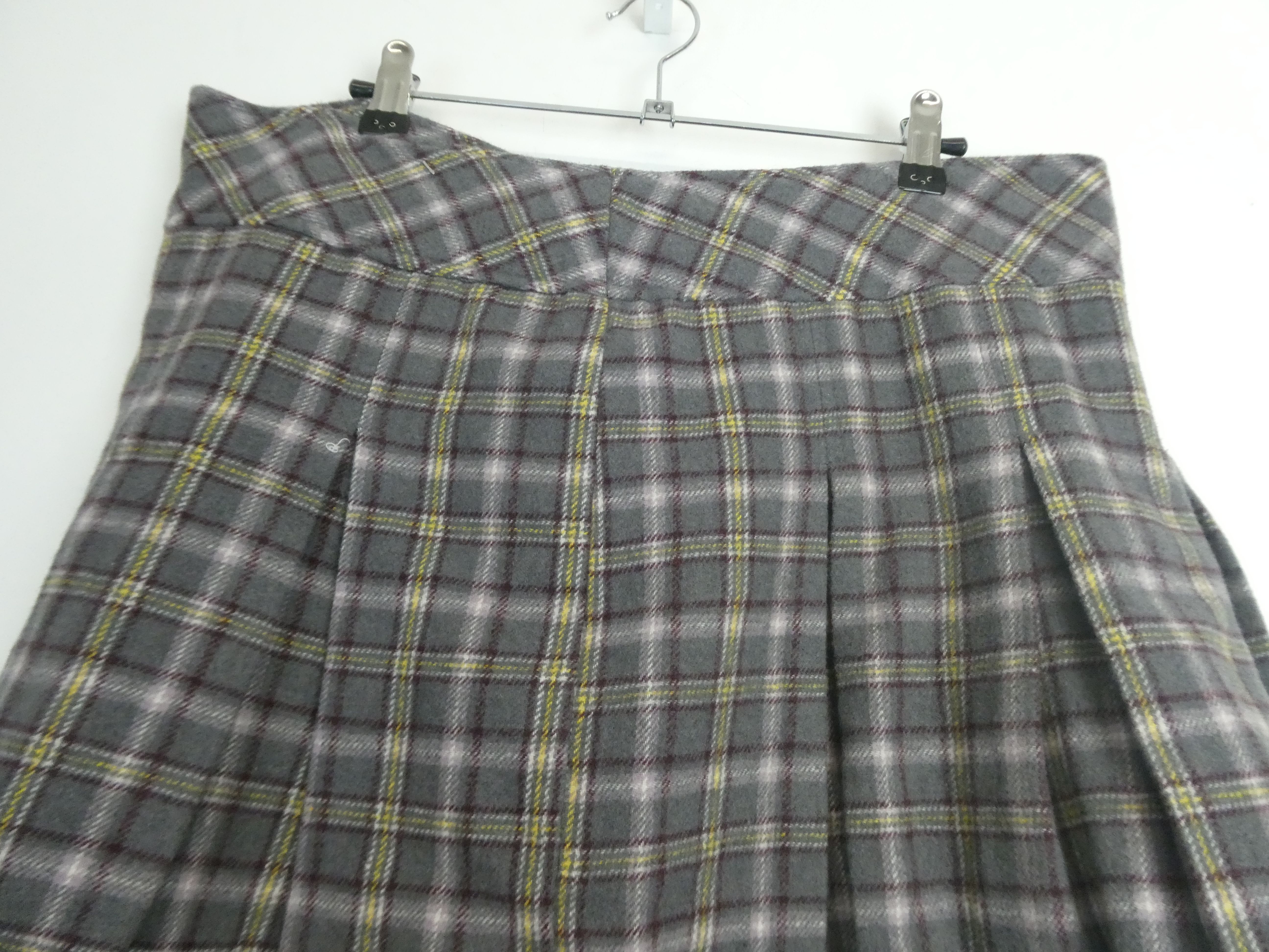 Creeks jupe courte en laine à motif tartan - Taille 44/XXL - Photo 7