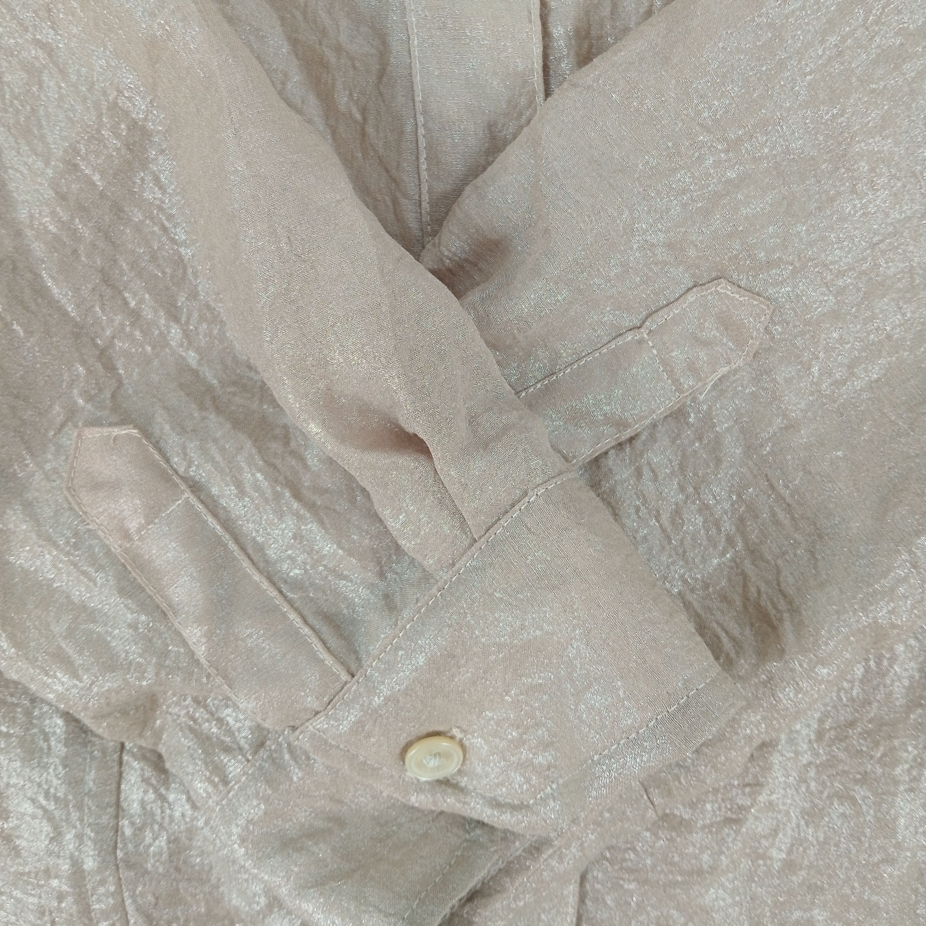Chemise femme de la marque Calvin Klein col classique manches longues de couleur vert absinthe taille S (36) - Photo 4