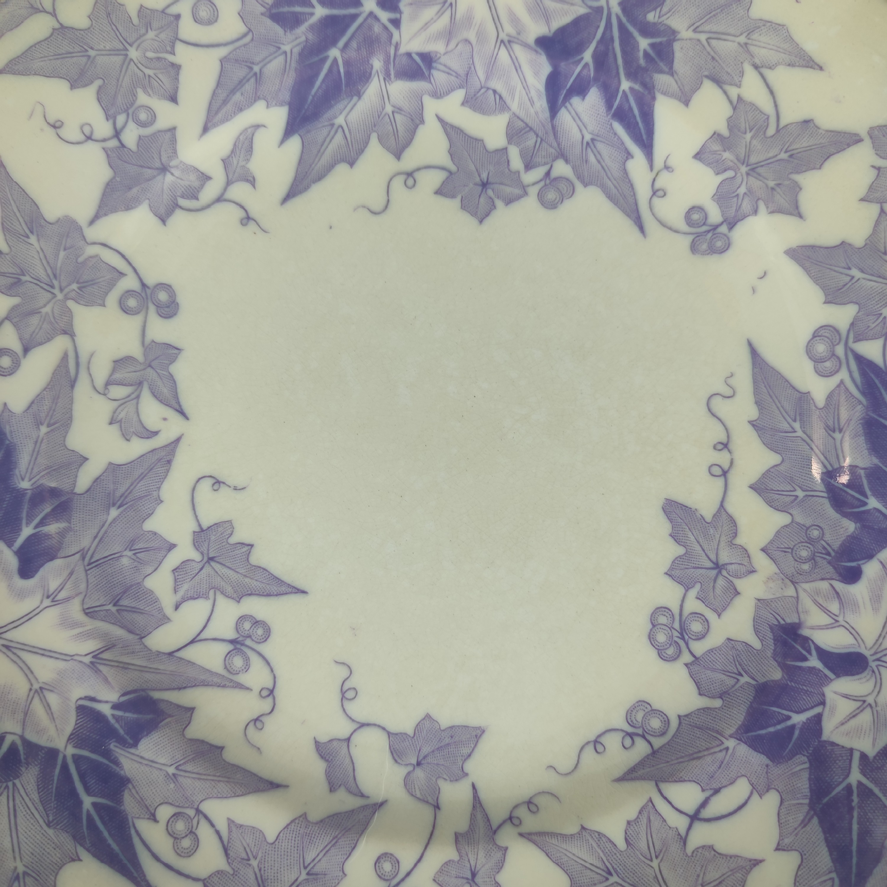 Lot 5 assiettes à dessert - U & C Sarreguemines - Modèle BRYONIA - Années 1875 à 1920 Bon état - Vue 11 - 