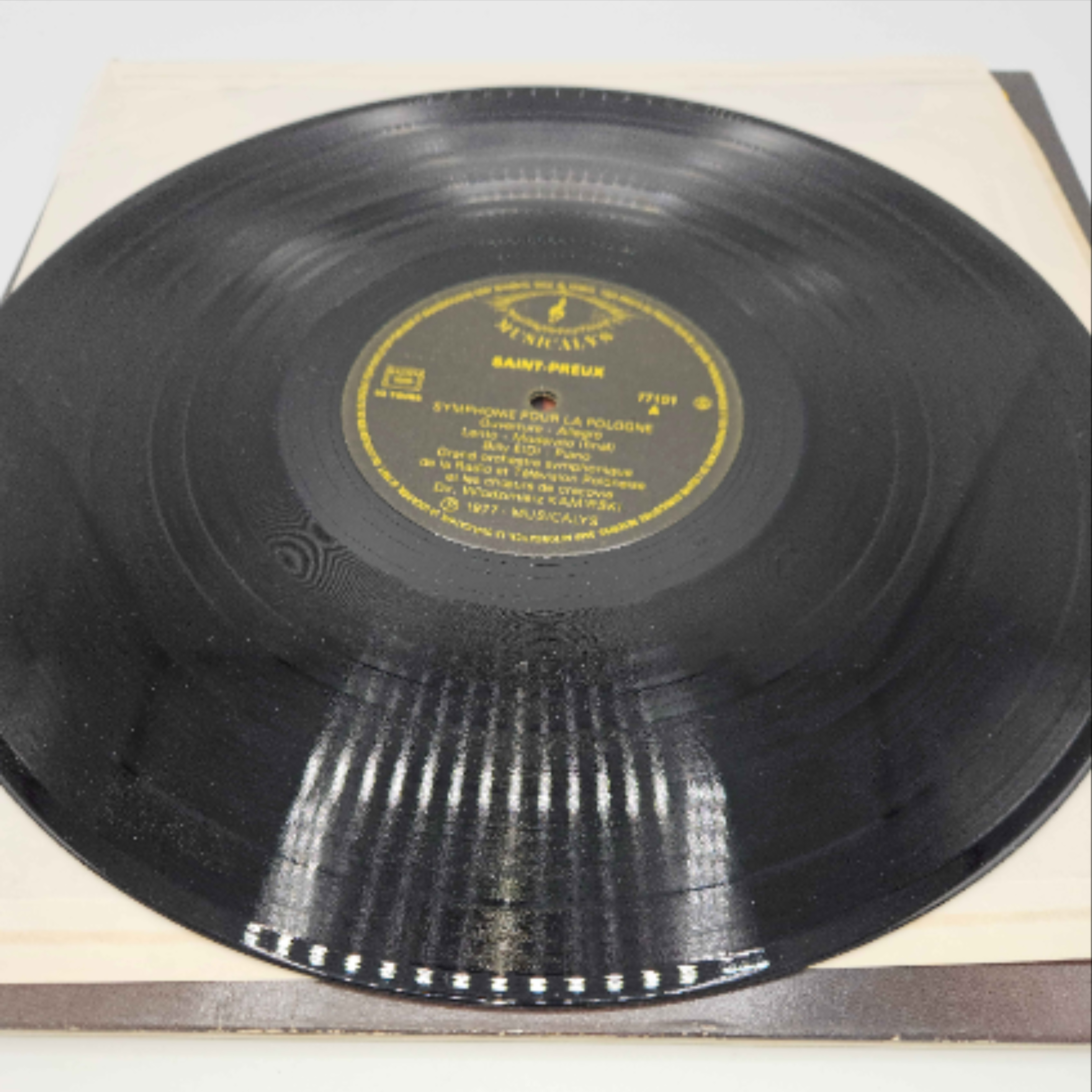 VinyleSaint PREUX : Symphonie pour la Pologne - Orchestre symphonique de la Radio Télévision Polonaise et les Choeurs de Cracovie - Photo 3
