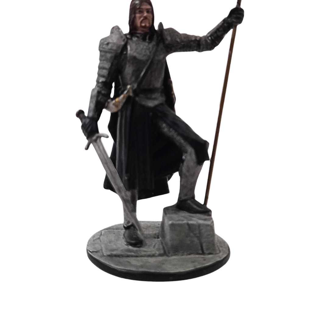Figurine Boromir (Le Seigneur des Anneaux) avec Bannière de Gondor - 9 cm Très bon état - Vue 6 - 