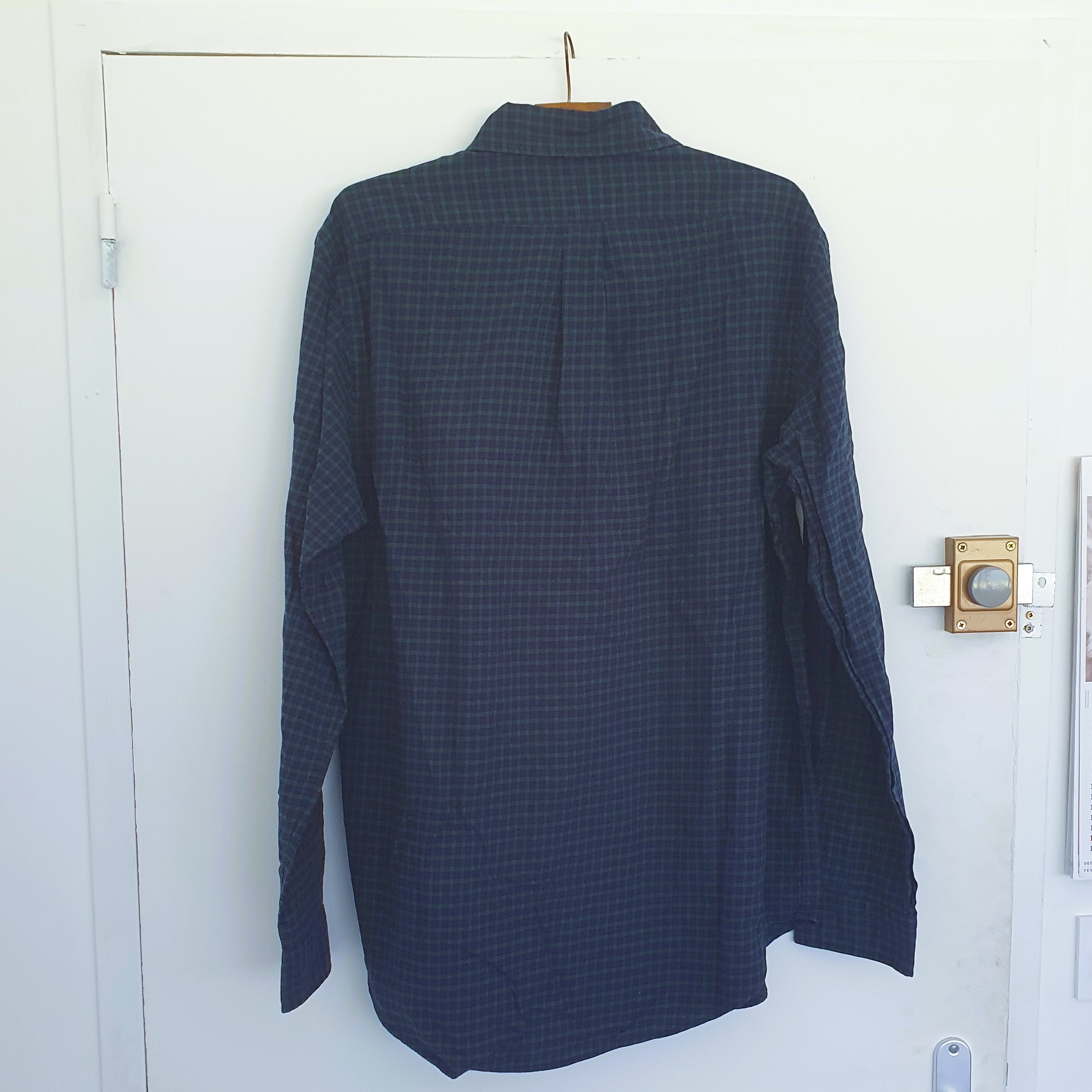 Chemise à carreaux Ralph Lauren taille L bleu & vert - Photo 4