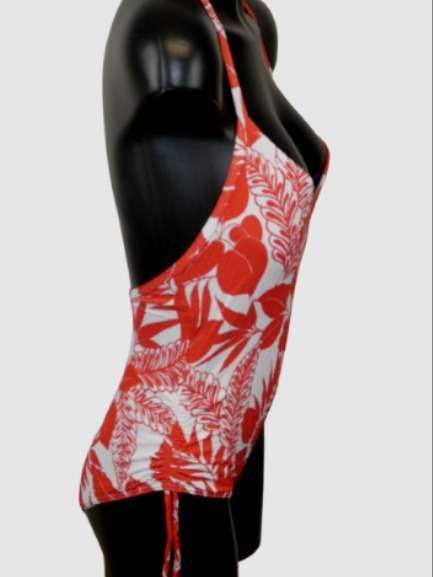 Bluelobster - Maillot de bain couleur brique à motifs fleurs 1pièce - T36/38 - Photo 2