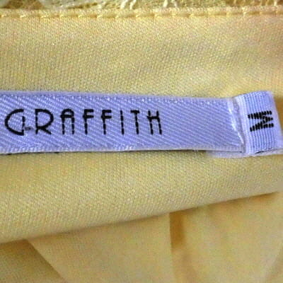 Voir photo 5 de Robe jaune avec dentelle - femme - Graffith - taille M Robe jaune avec dentelle - femme - Graffith - taille M Bon état - Vue 5 -