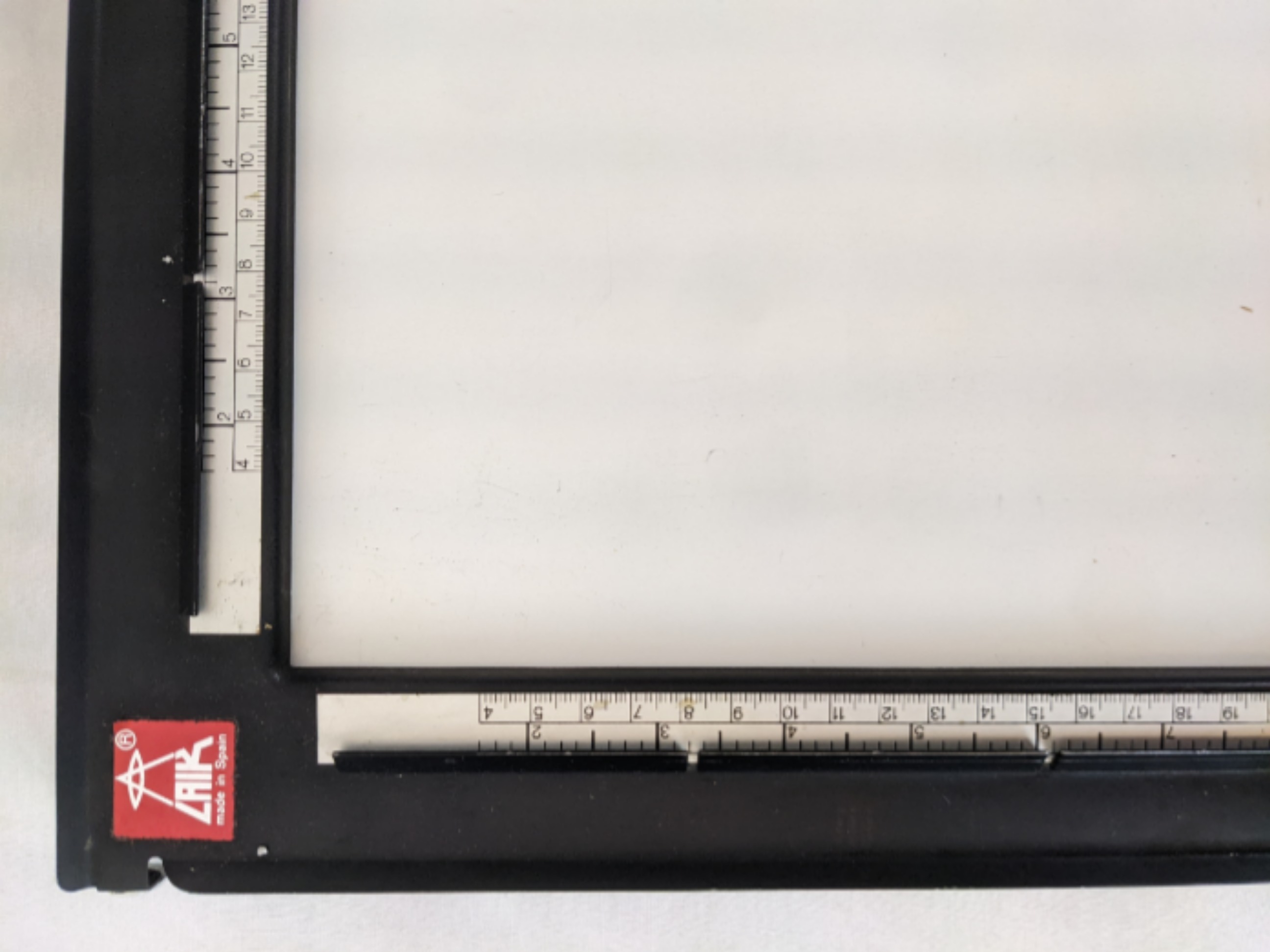 Margeur 2 lames pour photographie - 24x30cm - LAIK Fabriqué en Espagne - Bon état - Photo 2