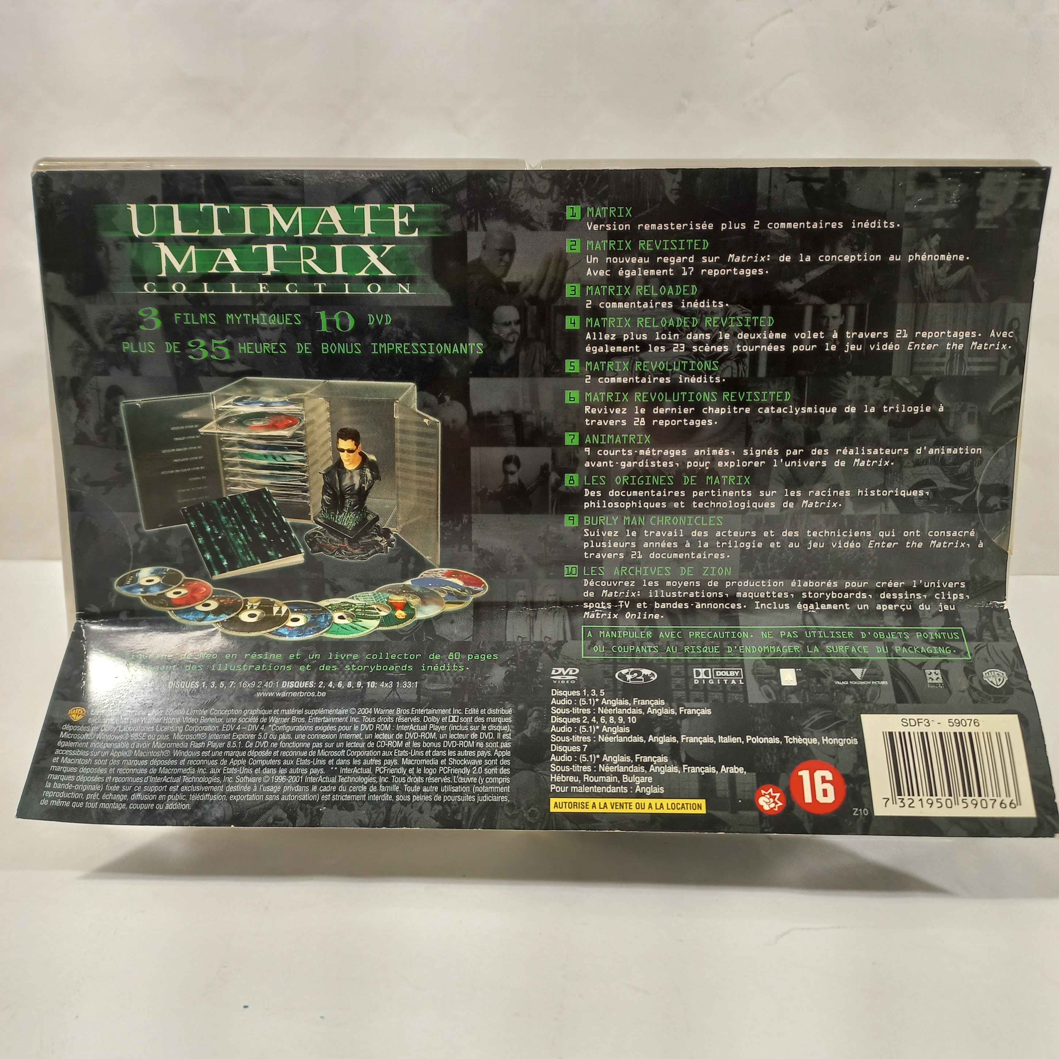 COFFRET DVD ULTIMATE MATRIX+ FIGURINE NEO EDITION LIMITEE Bon état - Vue 3 - 