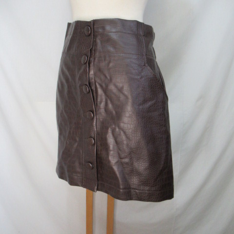 BF199 - Jupe imitation croco - B.Young - Taille 40 - Photo 1