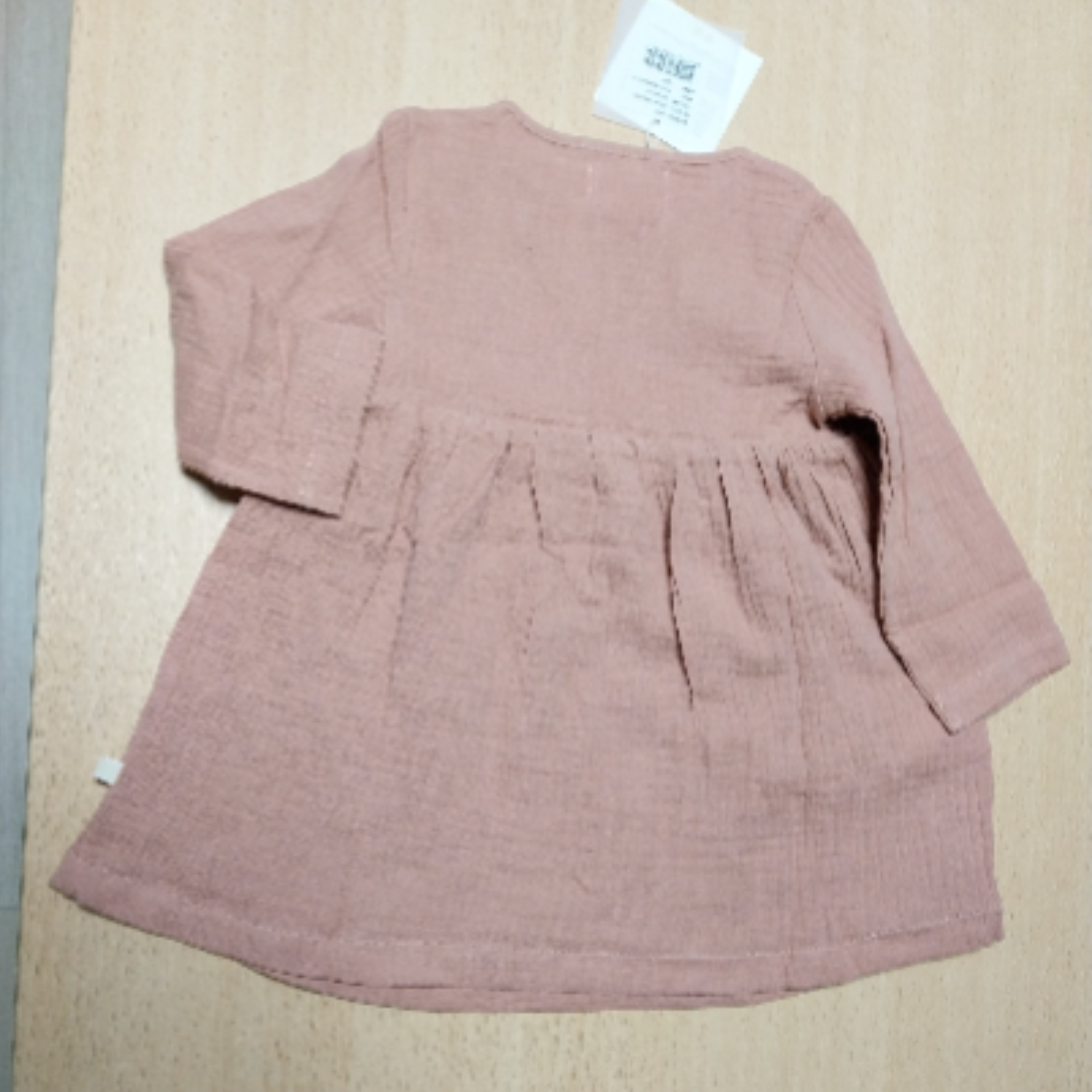 Robe rose bebe 12m - Photo 0