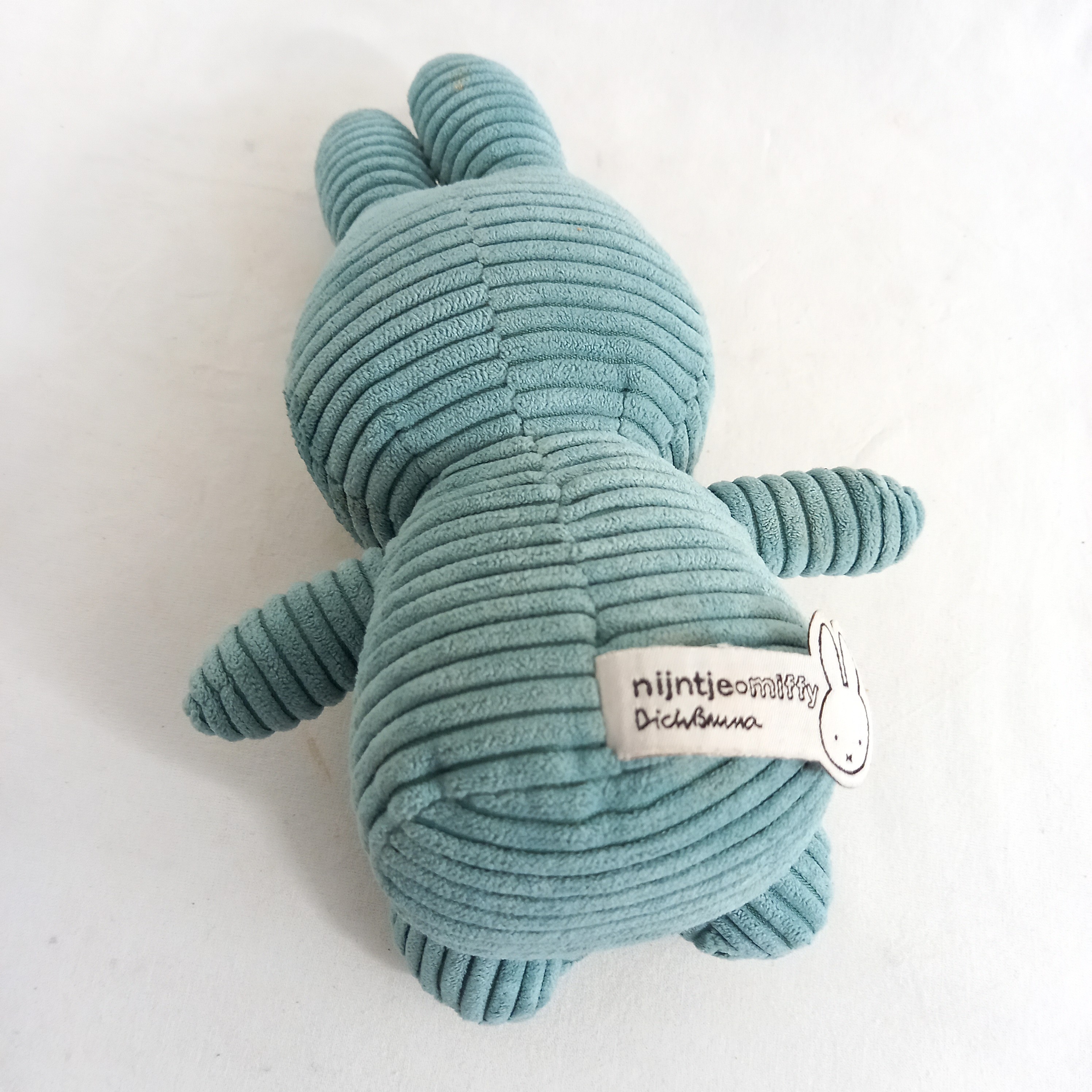 Peluche Lapin Miffy - Nijntje, design Hollandais, modèle Corduroy Bon état - Vue 3 - 